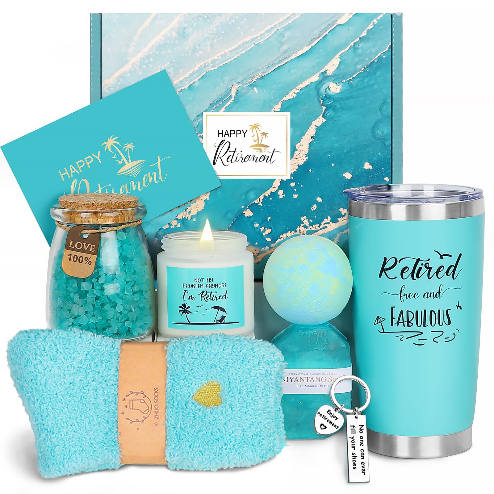 Retirement Gifts for Woman 2025, Happy Cool Retirement Gifts for Women Coworker, Teacher, Boss, Nurse, Friends, Mom, Retirees, R