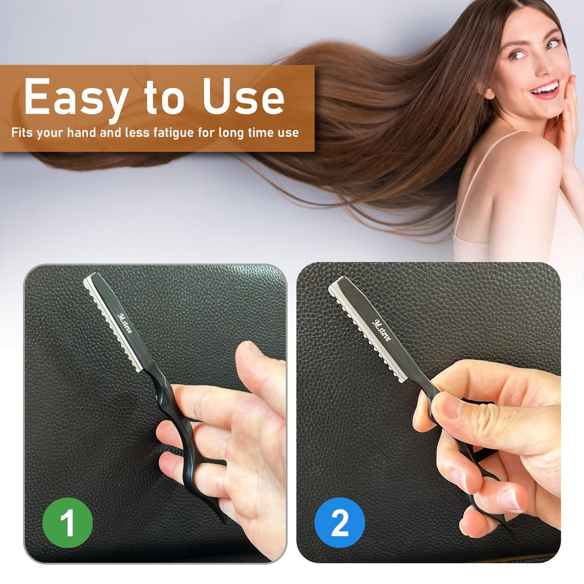 Hair Razors For Cutting Hair 6.89'',Professional Hair Styling Thinning ...