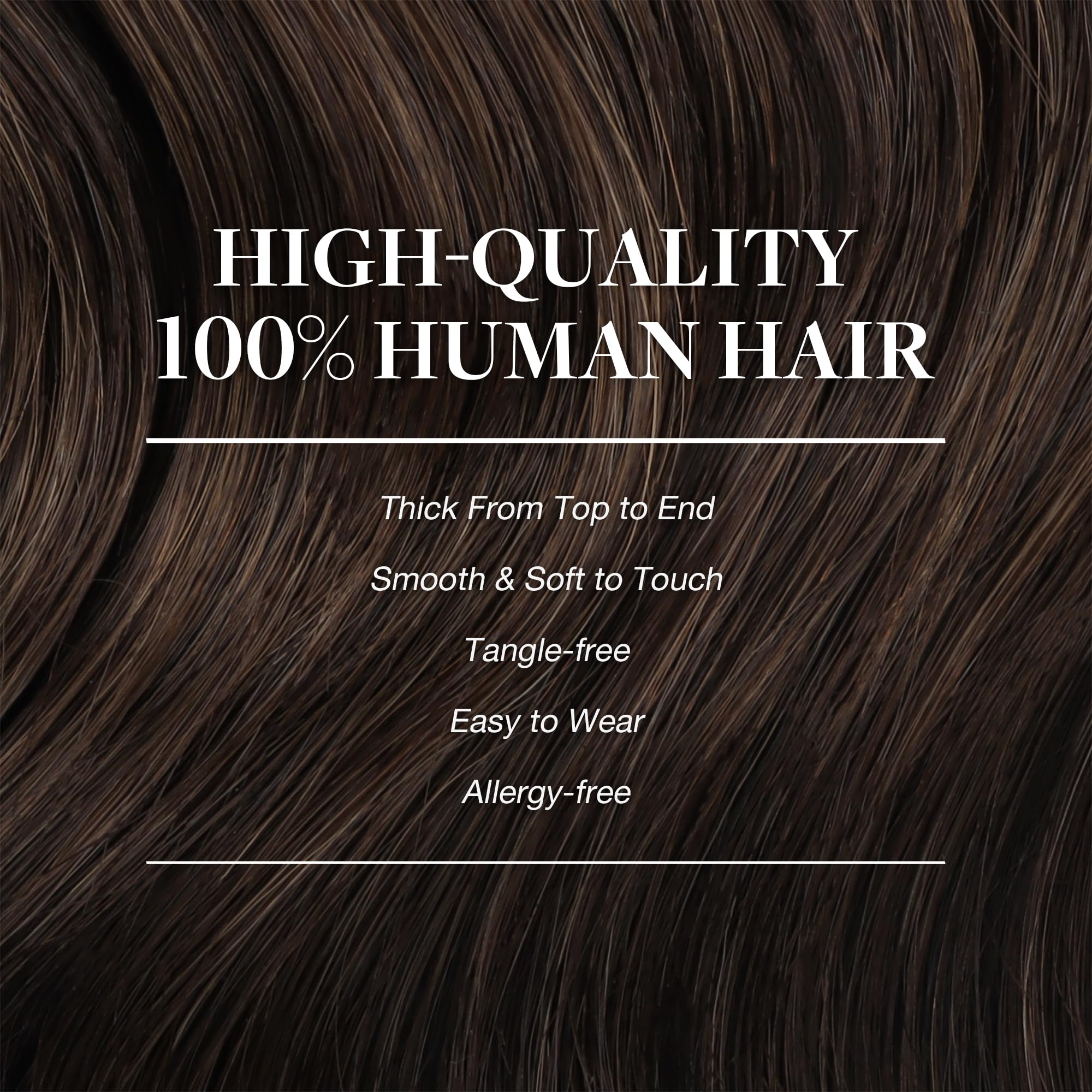 Goo Goo Clip In Hair Extensions Real Human Hair, 14Inch 150G 9Pcs, 2A Light Brown, Remy Human Hair Extensions Clip Ins For Women