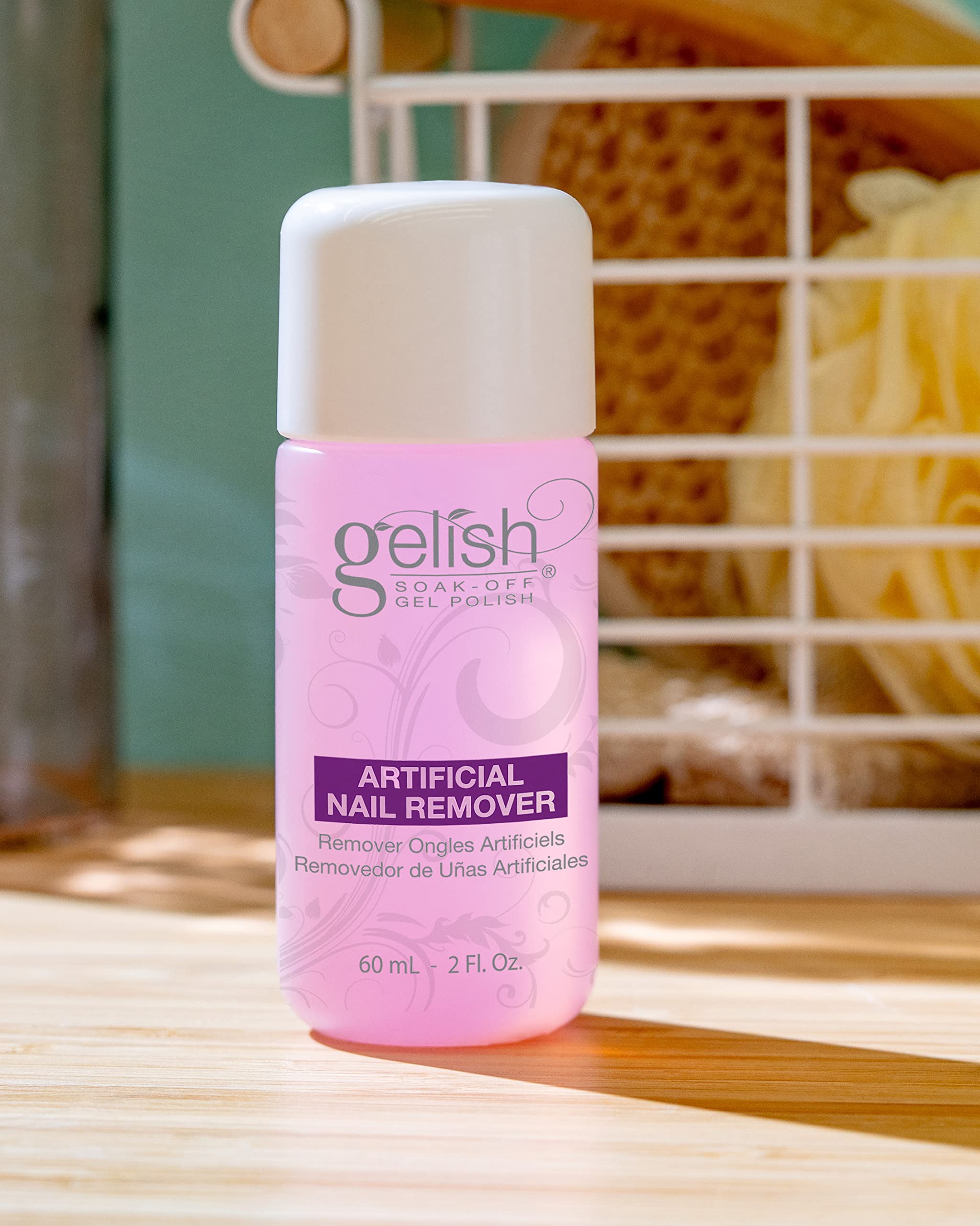 Gelish Artificial Nail Gel Polish Remover, Gel Nail Polish Remover, Nail Polish Remover, 4 oz.