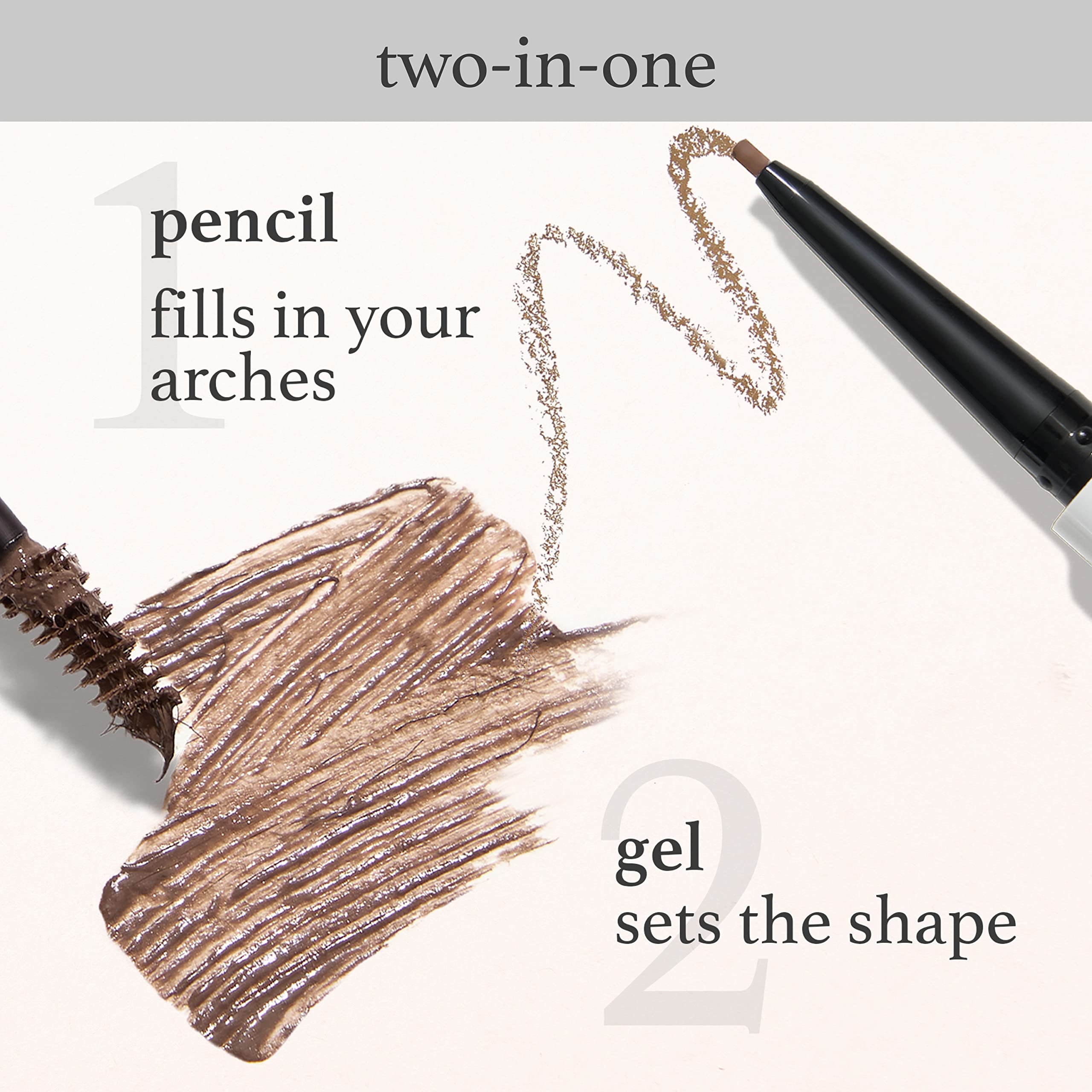 Julep Brow 101 Sculpting Pencil & Tinted Brow Gel Set - Dual-Ended Eyebrow Tool With Brush And Precision Tip - Long-Lasting, Wat