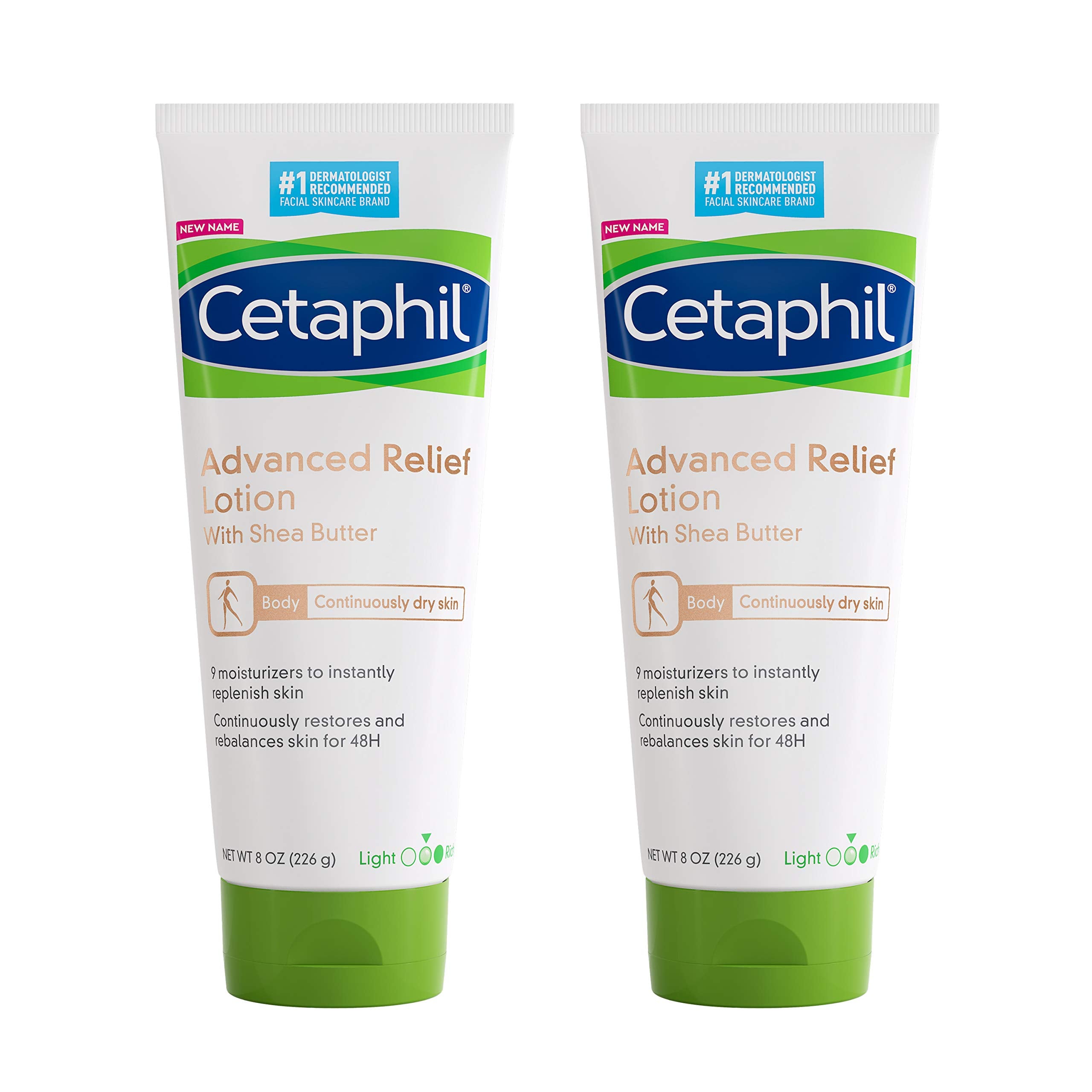 Cetaphil Advanced Relief Lotion 8 Ounce Pack Of 2