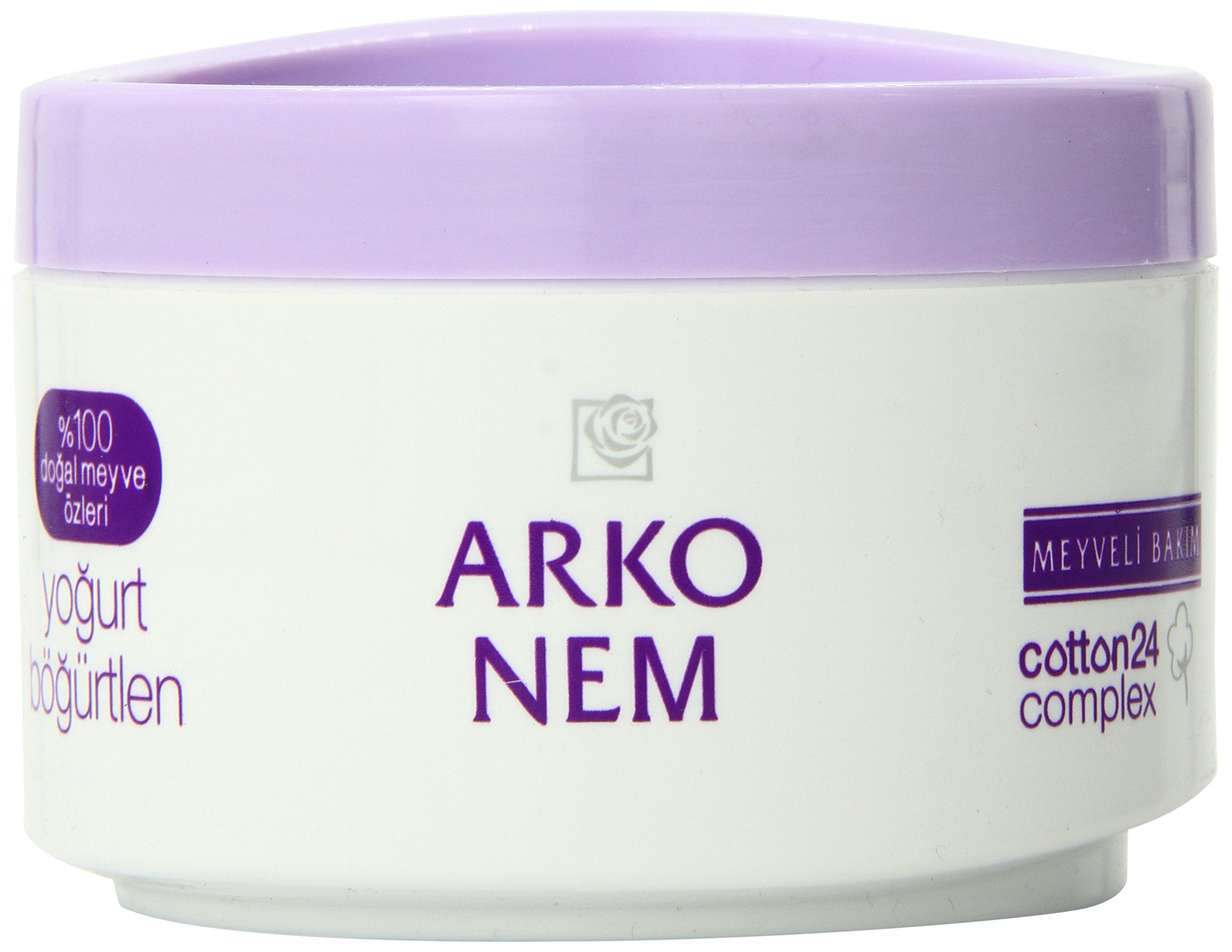 Arko Nem Yoghurt And Blackberry Cream Face Hand And Body Cream, 300 Gram