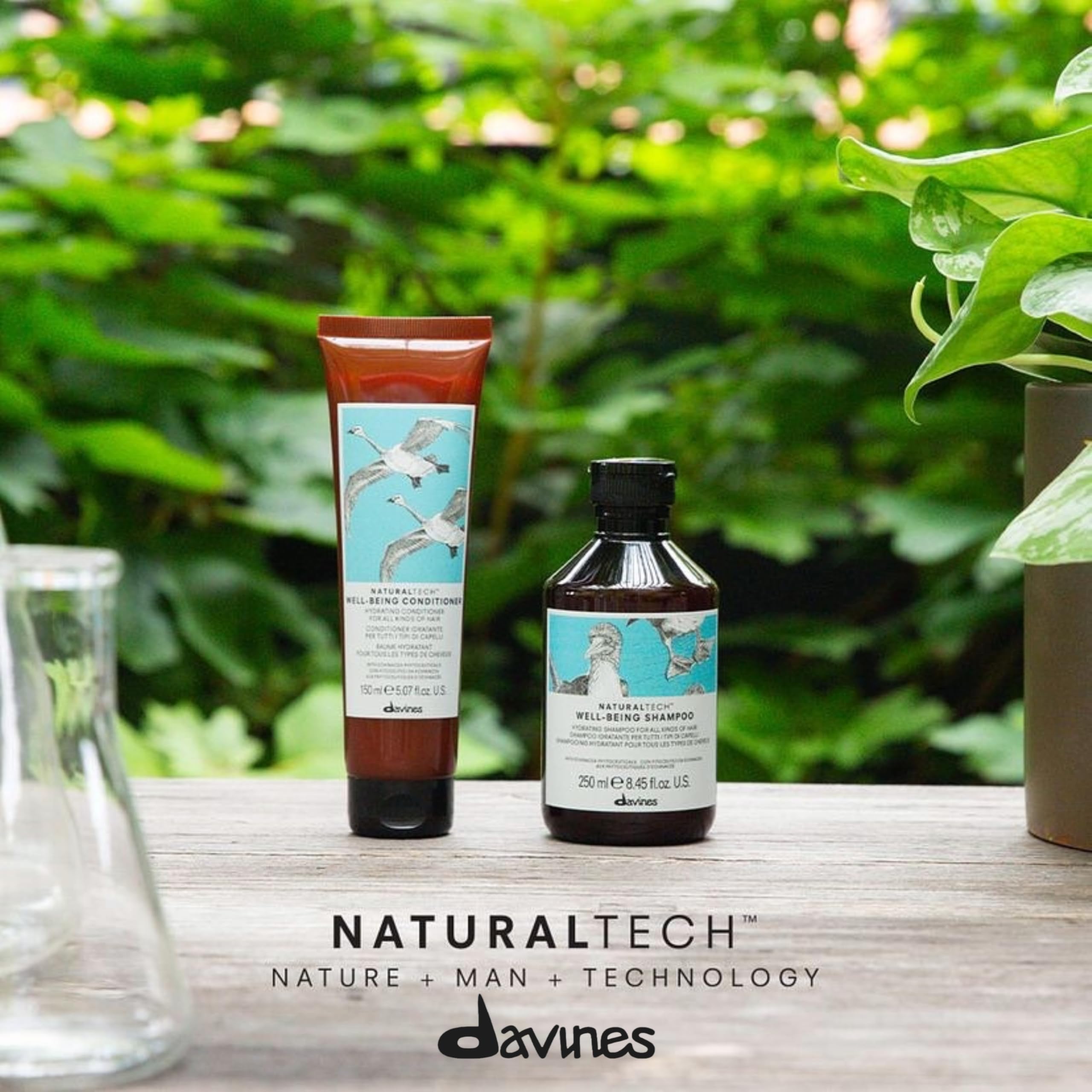 Davines Naturaltech WELLBEING Conditioner, Detangle While Adding Moisture And Shine, Leave Hair Easy To Style, 5.07 fl. oz.