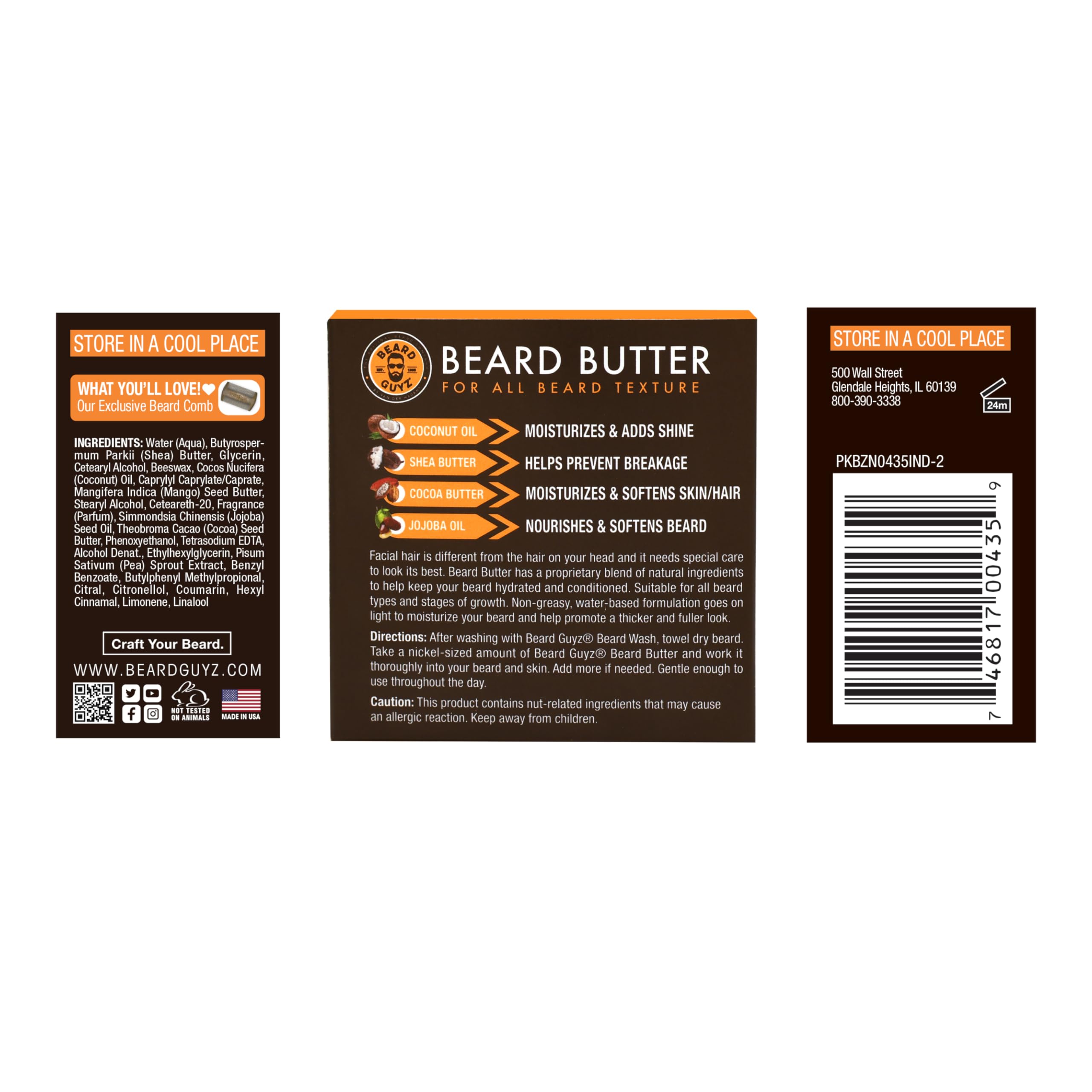 Beard Guyz Beard Butter - For Your Dry Beard (3 Oz)