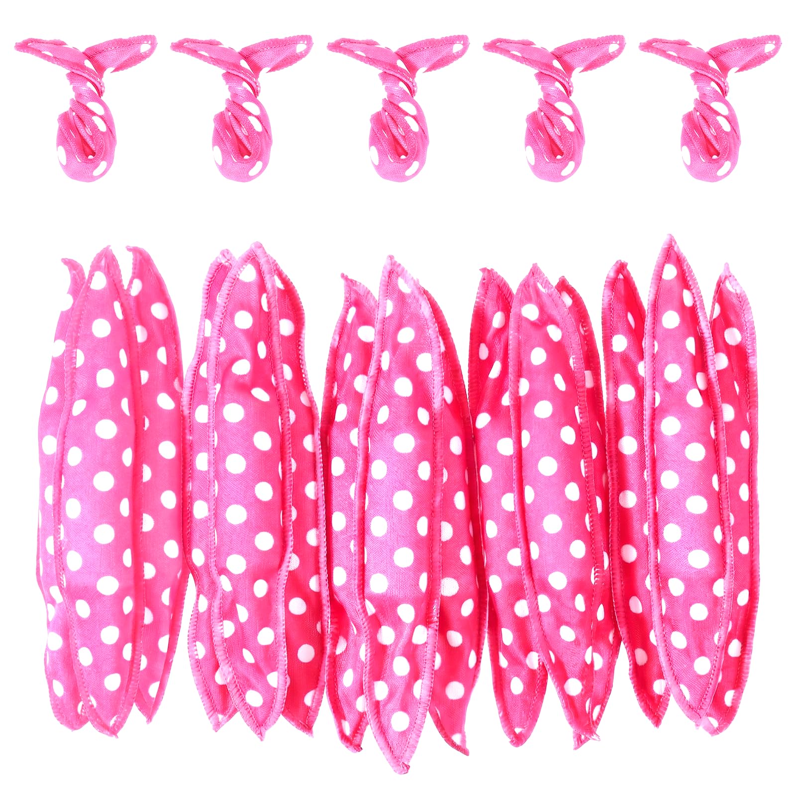 15 Pcs Hair Curler Rollers Soft Satin Sponge Rollers DIY Night Sleep Foam Hair Styling Tools Flexible Pillow Sponge Curlers for 