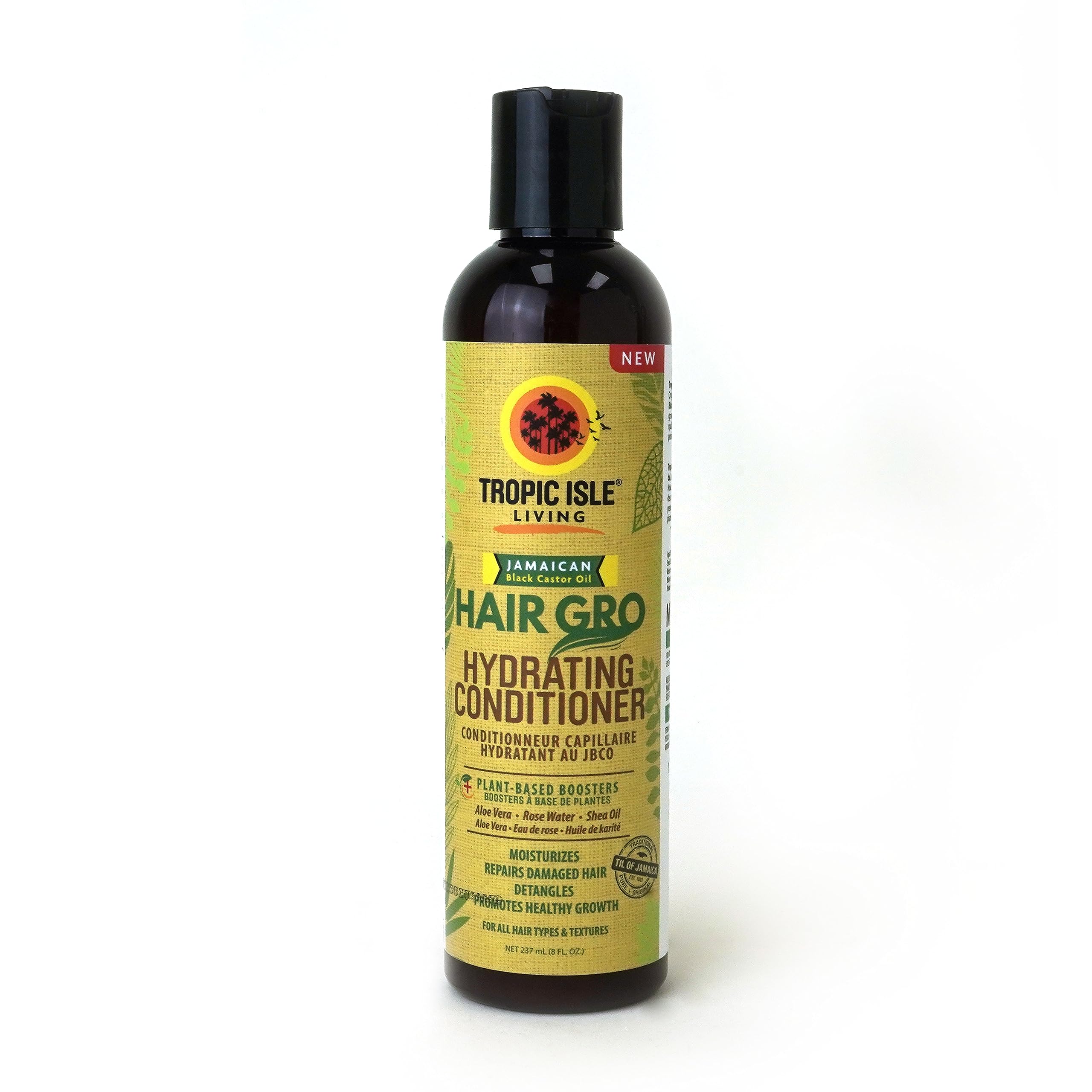 Hair Gro Cleansing Hydrating Conditioner 237Ml - Infused Aloe Vera, Rose Water For Nourishing And Softening The Hair, Shea Oil T