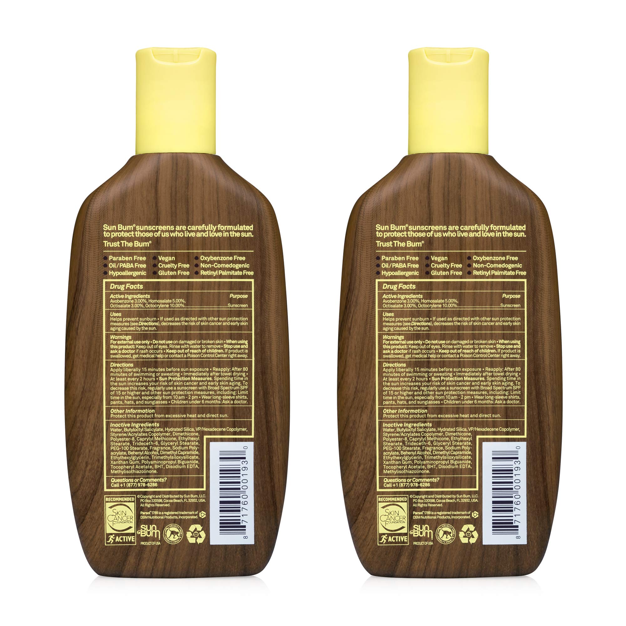 Sun Bum Sun Bum Original Spf 30 Sunscreen Lotion Vegan And Reef Friendly (Octinoxate & Oxybenzone Free) Broad Spectrum Moisturiz