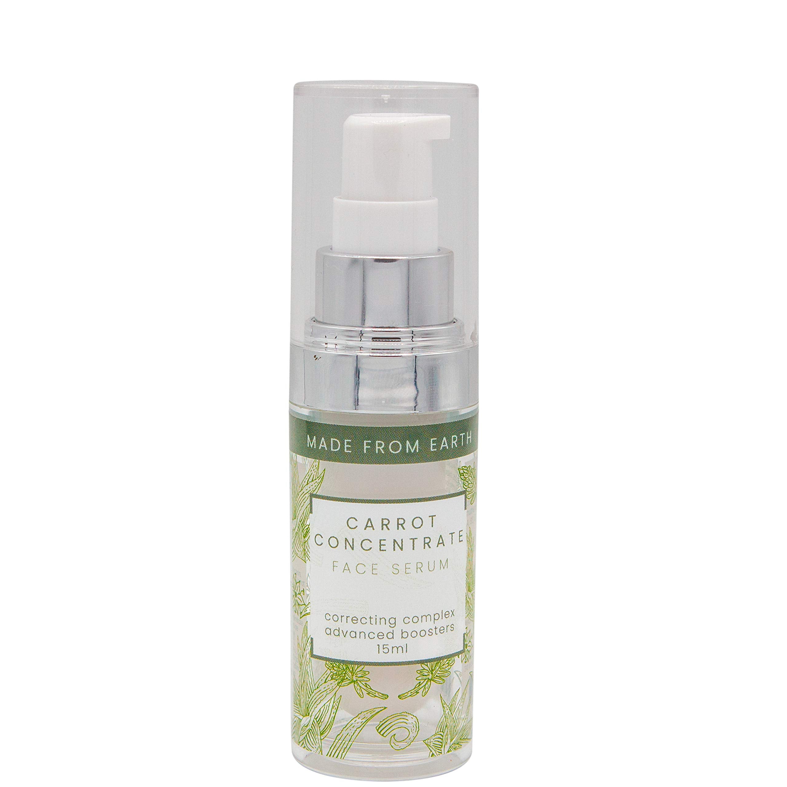 Made from Earth Carrot Serum: Fades Dark Spots, Wrinkles & Evens Skin Tone, 15ml