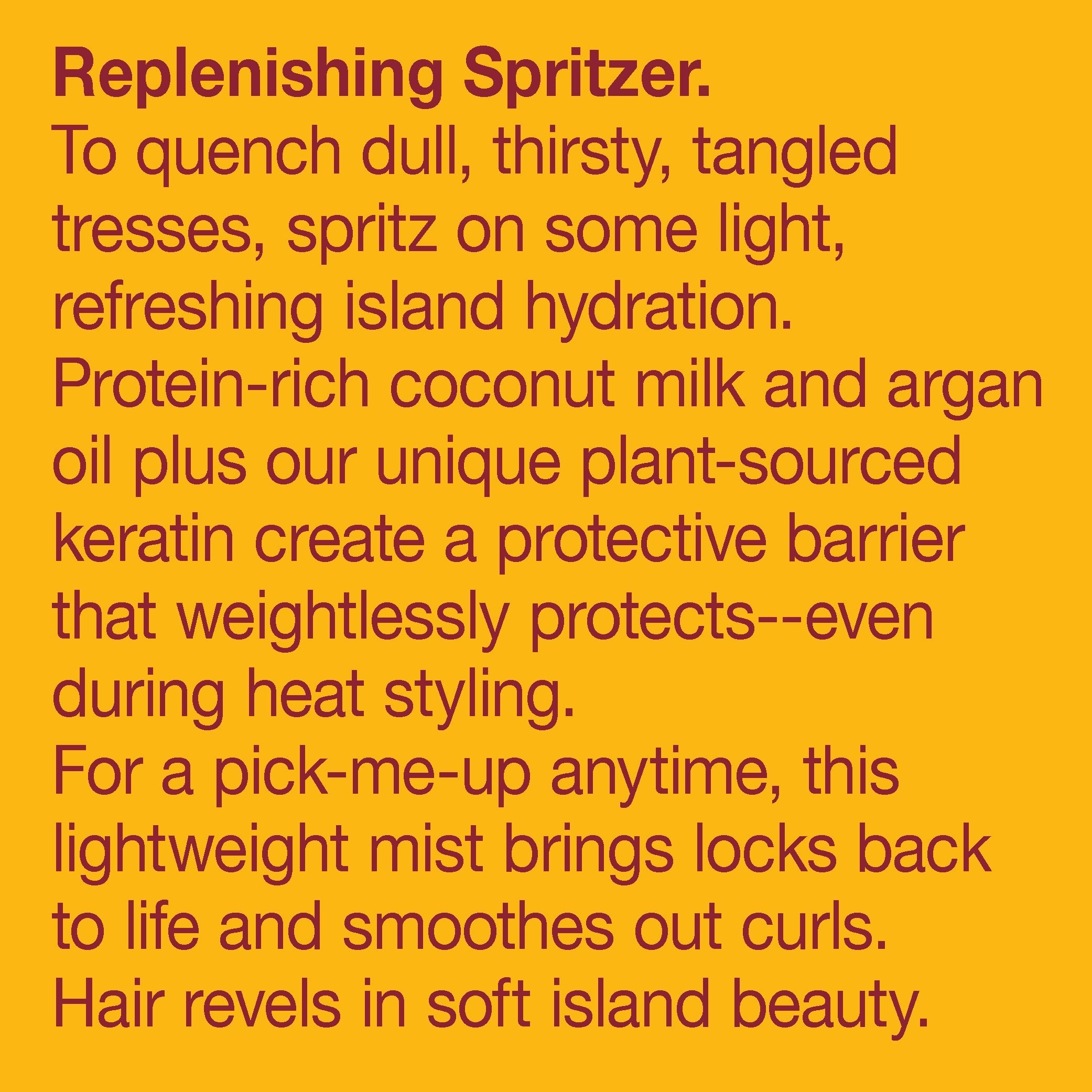 Alba Botanica Mega Moisture Conditioning Leave-In Mist, Coconut Milk, 8 Oz (Packaging May Vary)