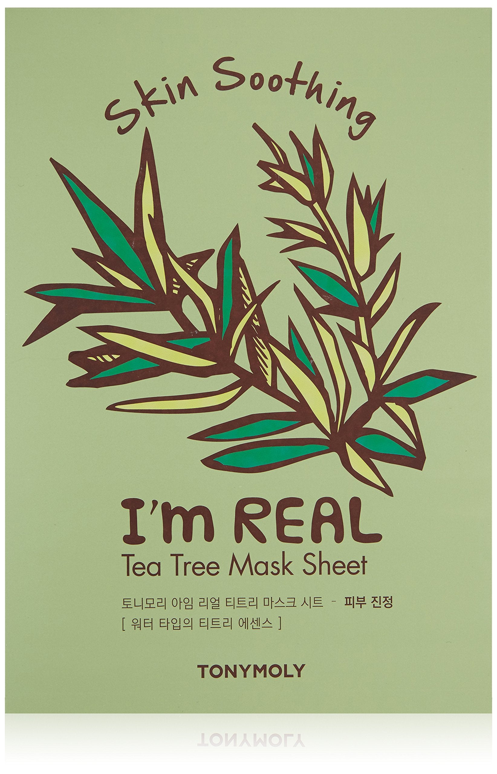 Tonymoly I'M Real Tea Tree Sheet Mask, 10 Count