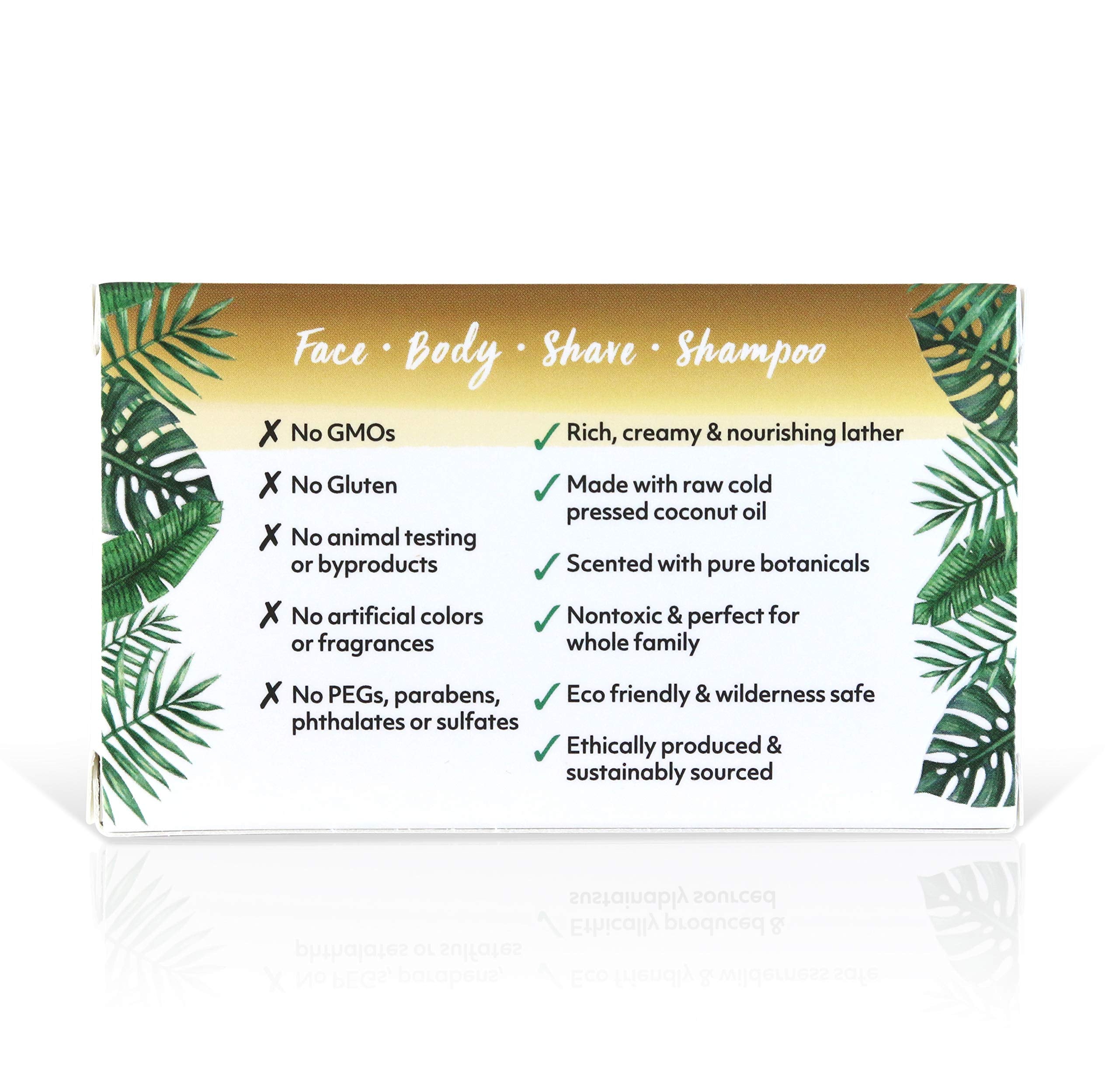 Coco Fiji Soap Bar for Face and Body Infused With Organic Coconut Oil, Pineapple Coconut Essential Oil, Natural Soap for Moistur