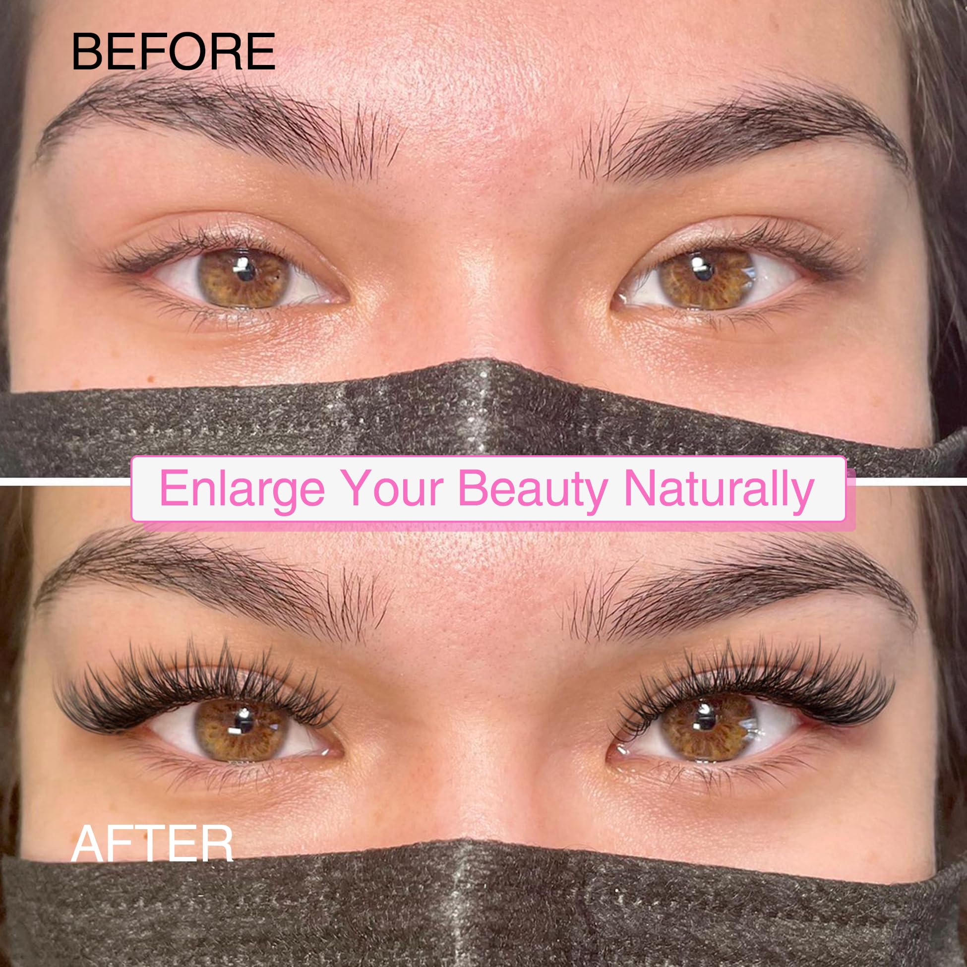ALICE DIY Eyelash Extensions Kit 9-11MM Natural, Lash Clusters Kit 144Pcs Wispy Individual Lashes C Curl Lash Extensions, Lash G