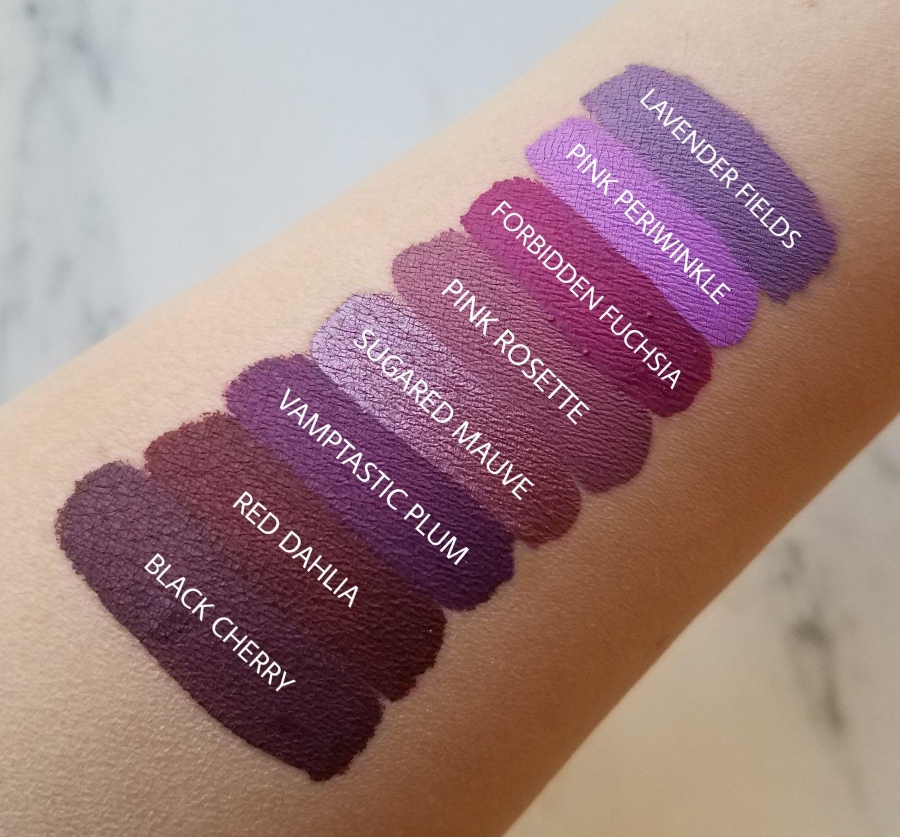 Aromi Matte Liquid Lipstick | Long-Lasting, Smudge Proof, Purple Magenta Lip Color, Waterproof, Pink Raspberry, Paraben, Phthala