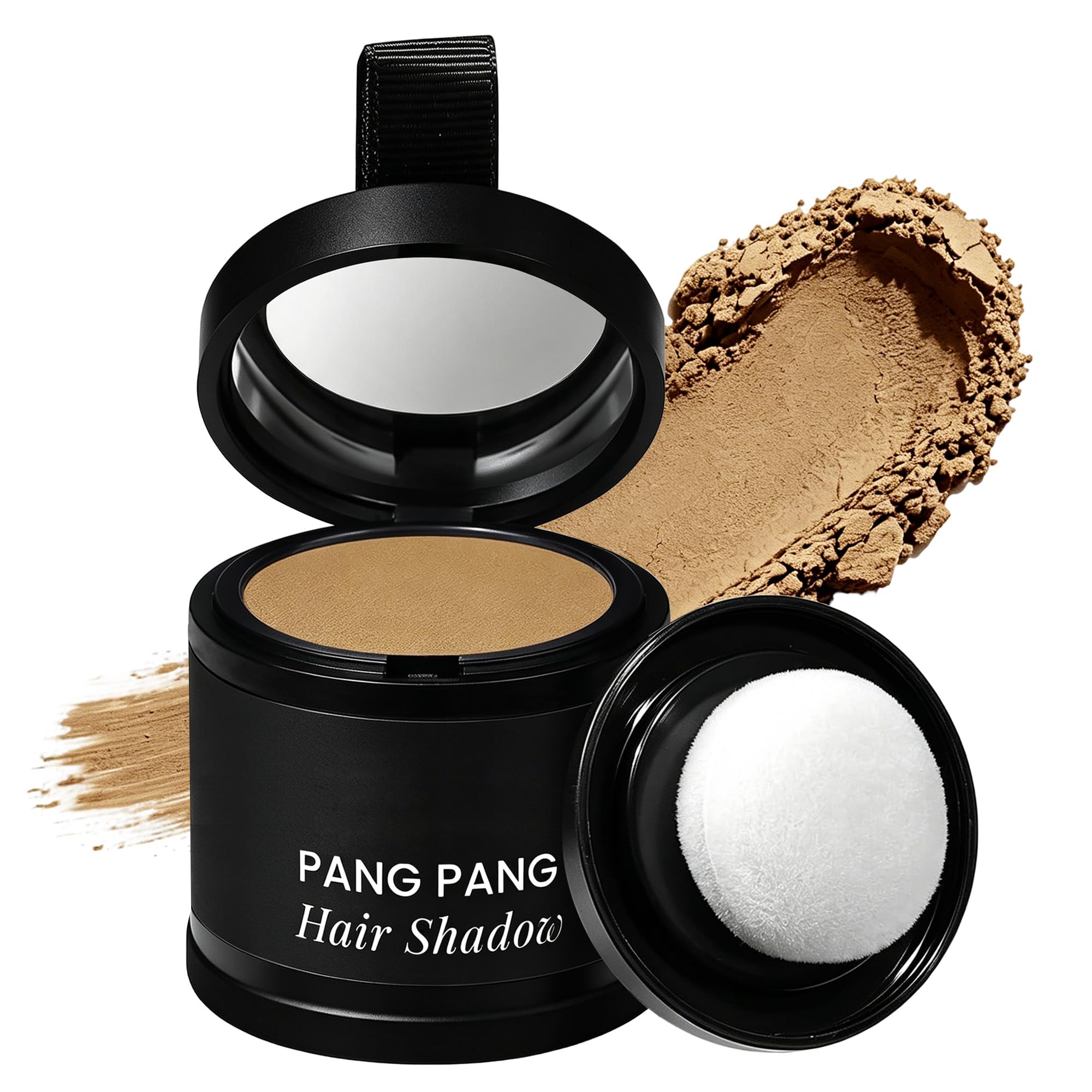 Root Touch Up Powder, Waterproof Sweat Resistant Instant Coverage Hairline Roots Shadow Filler Cover Eyebrows Beard Line, Root C