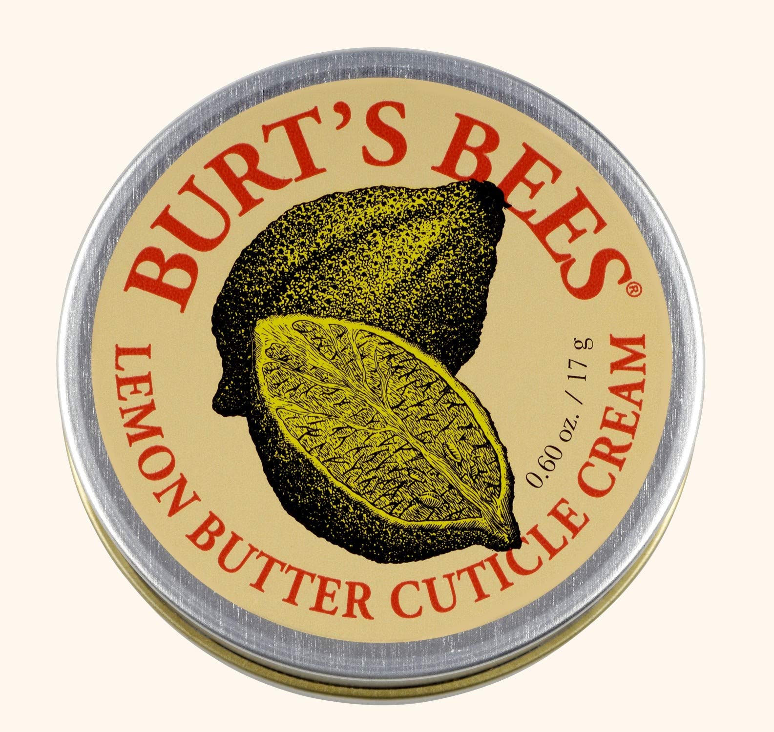 Burt'S Bees 100% Natural Lemon Butter Cuticle Cream - 0.6 Ounce Tin