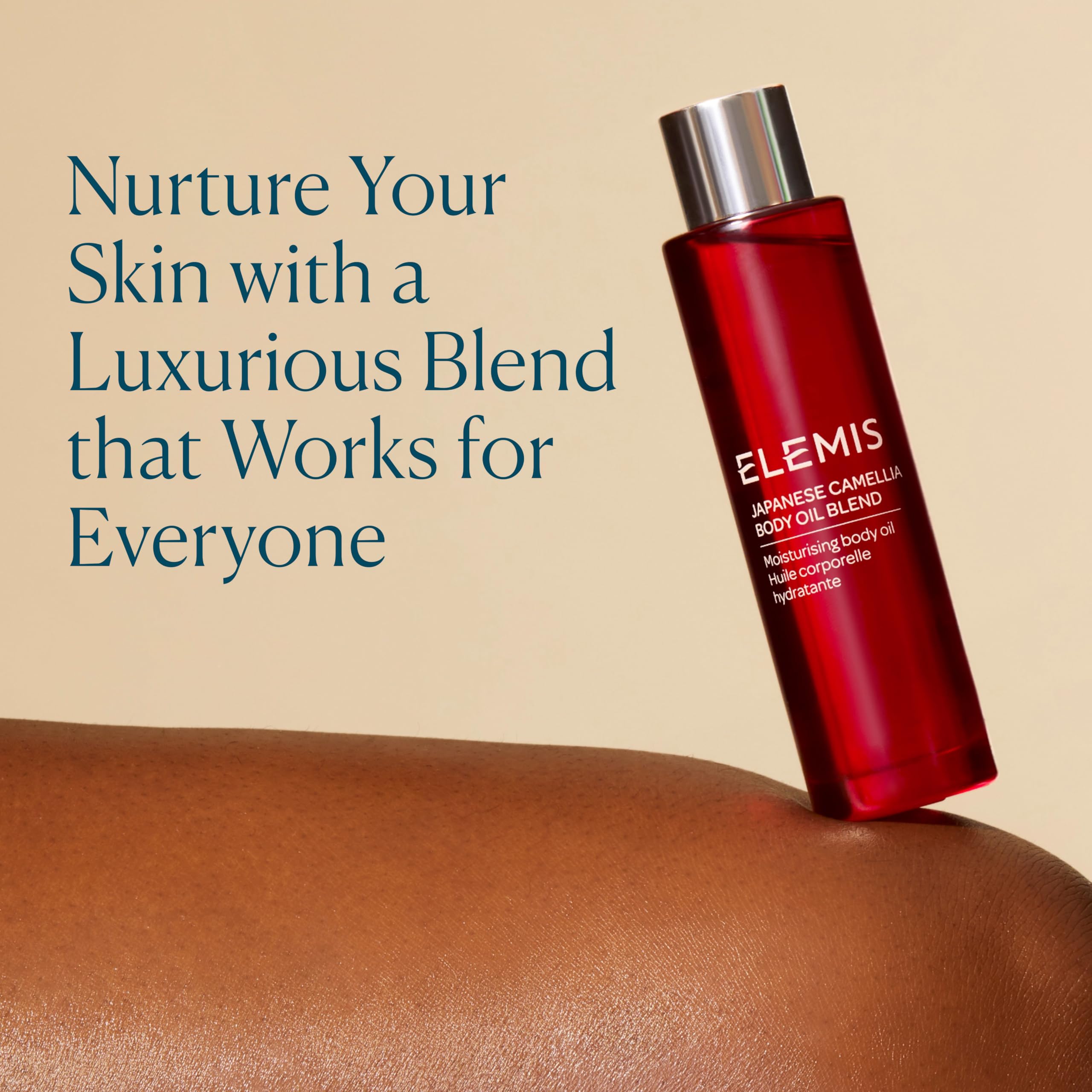 ELEMIS Japanese Camellia Body Oil Blend | Luxuriously Lightweight Body Oil Nourishes, Conditions, and Softens Pregnant and Postp