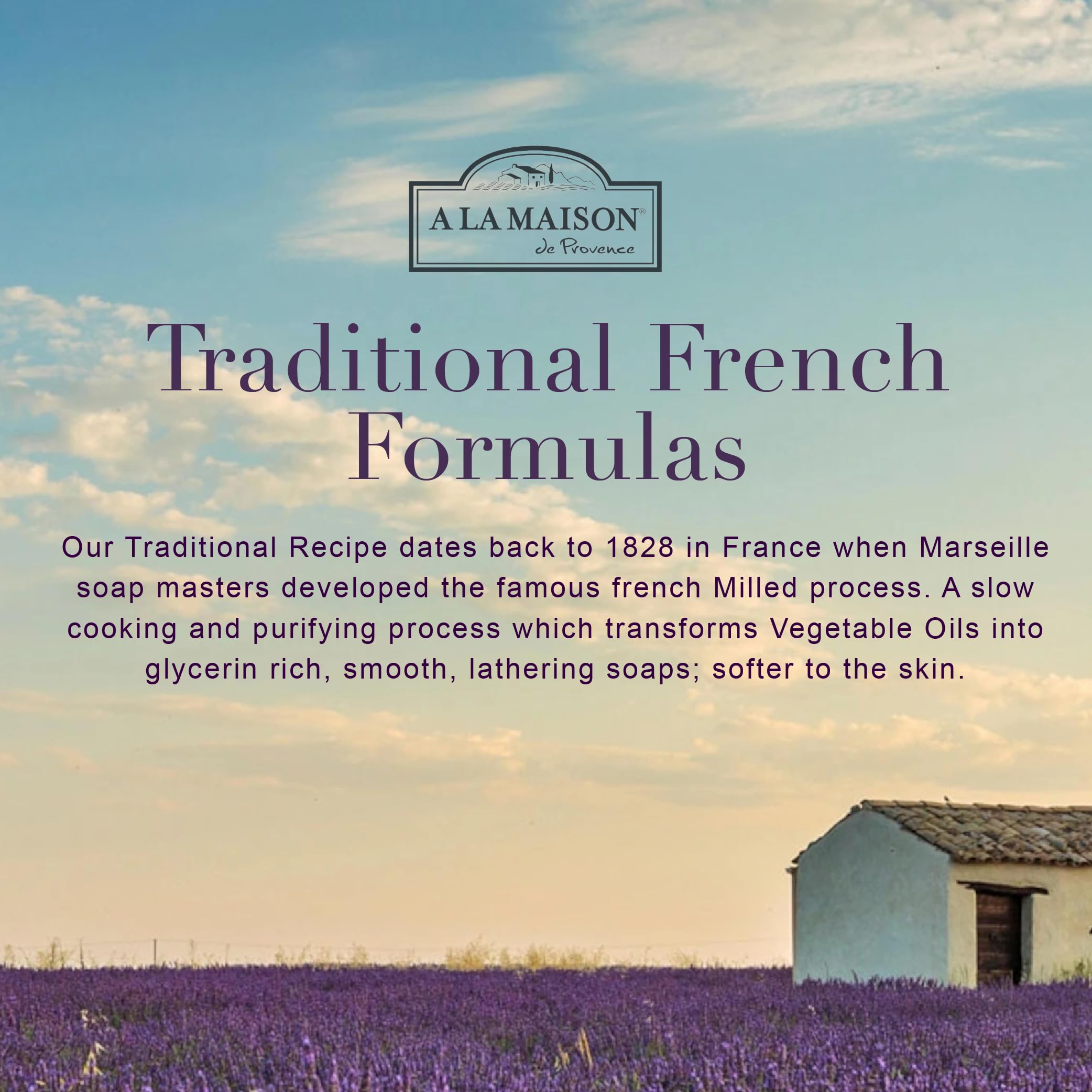 A La Maison French Liquid Hand Soap Refill - Natural Hand Wash Made With Essential Oils - Biodegradable, Plant-Based, Vegan, Cru
