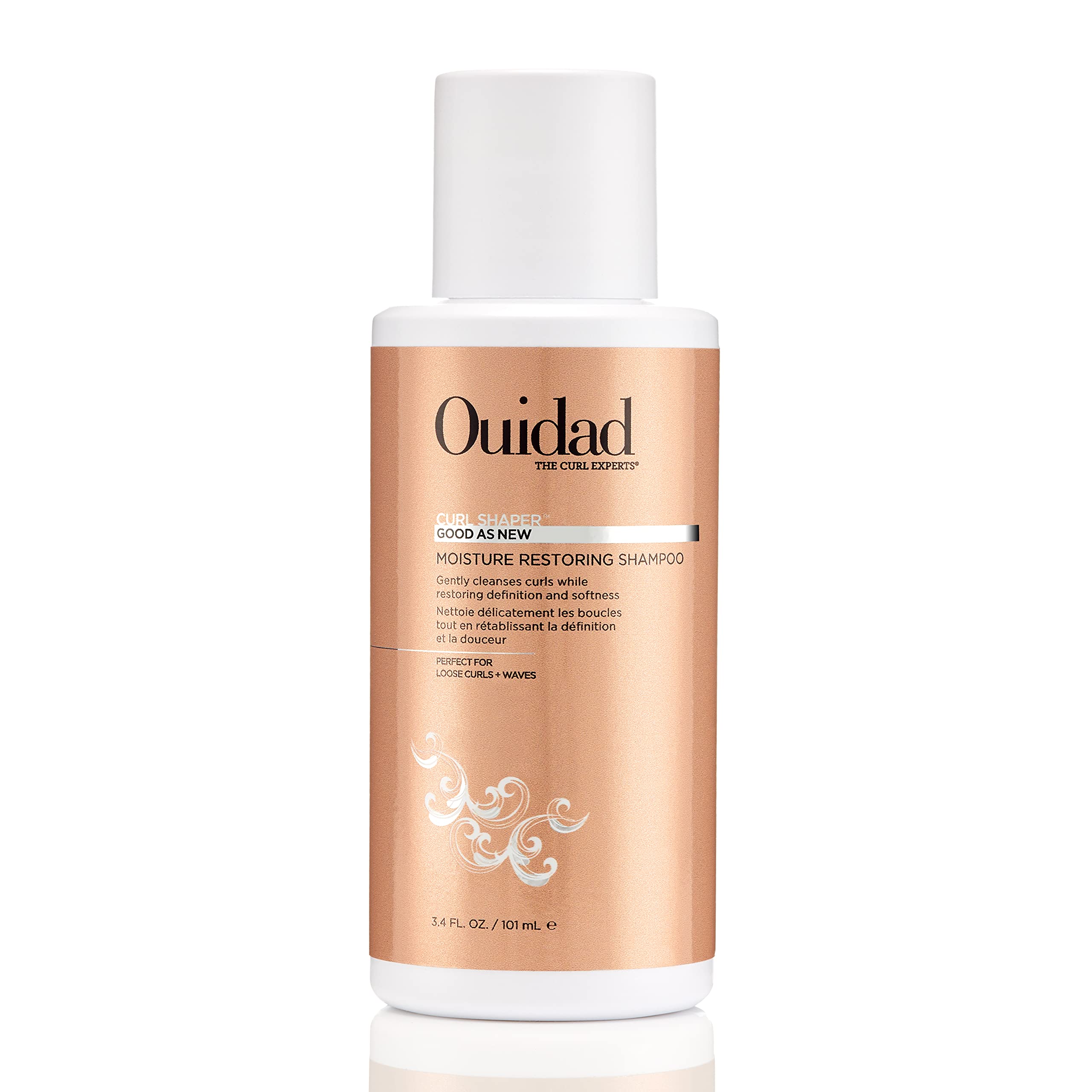 Ouidad Curl Shaper Good As New Moisture Restoring Shampoo Travel Size, 3.4 Fl Oz