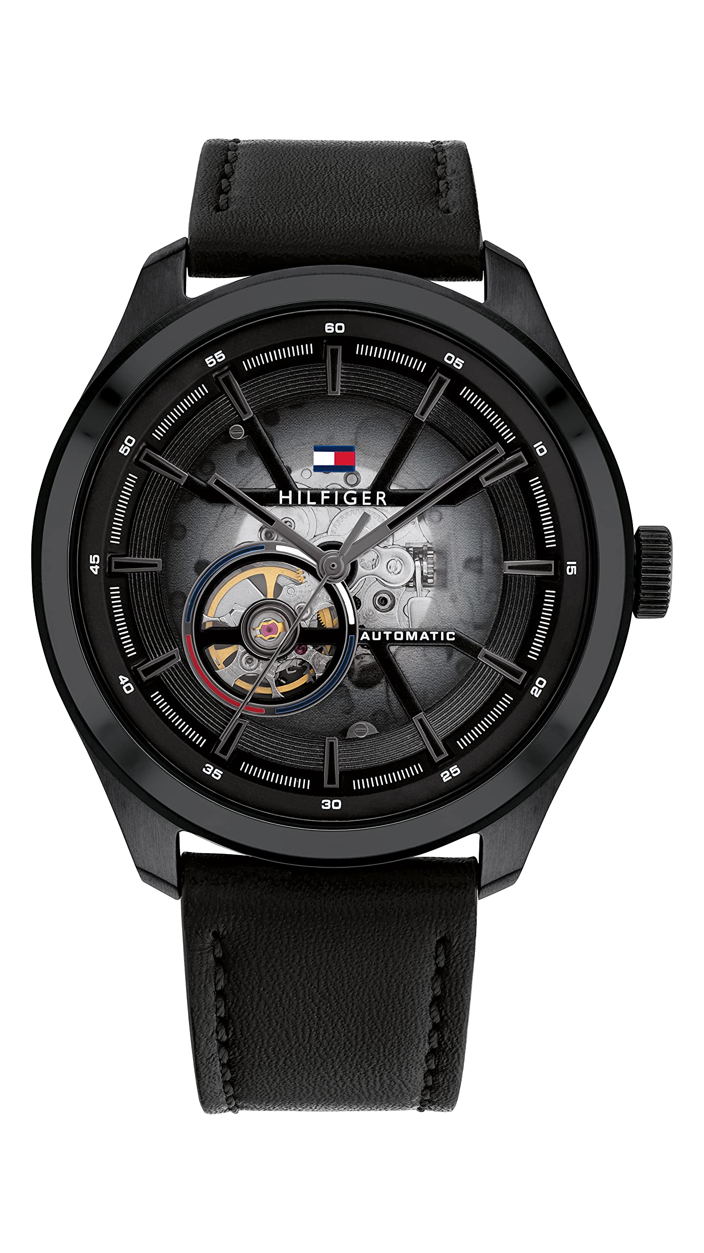 Tommy Hilfiger Black Dial Round Shaped Sport Men Analog Watch_Th1791887W