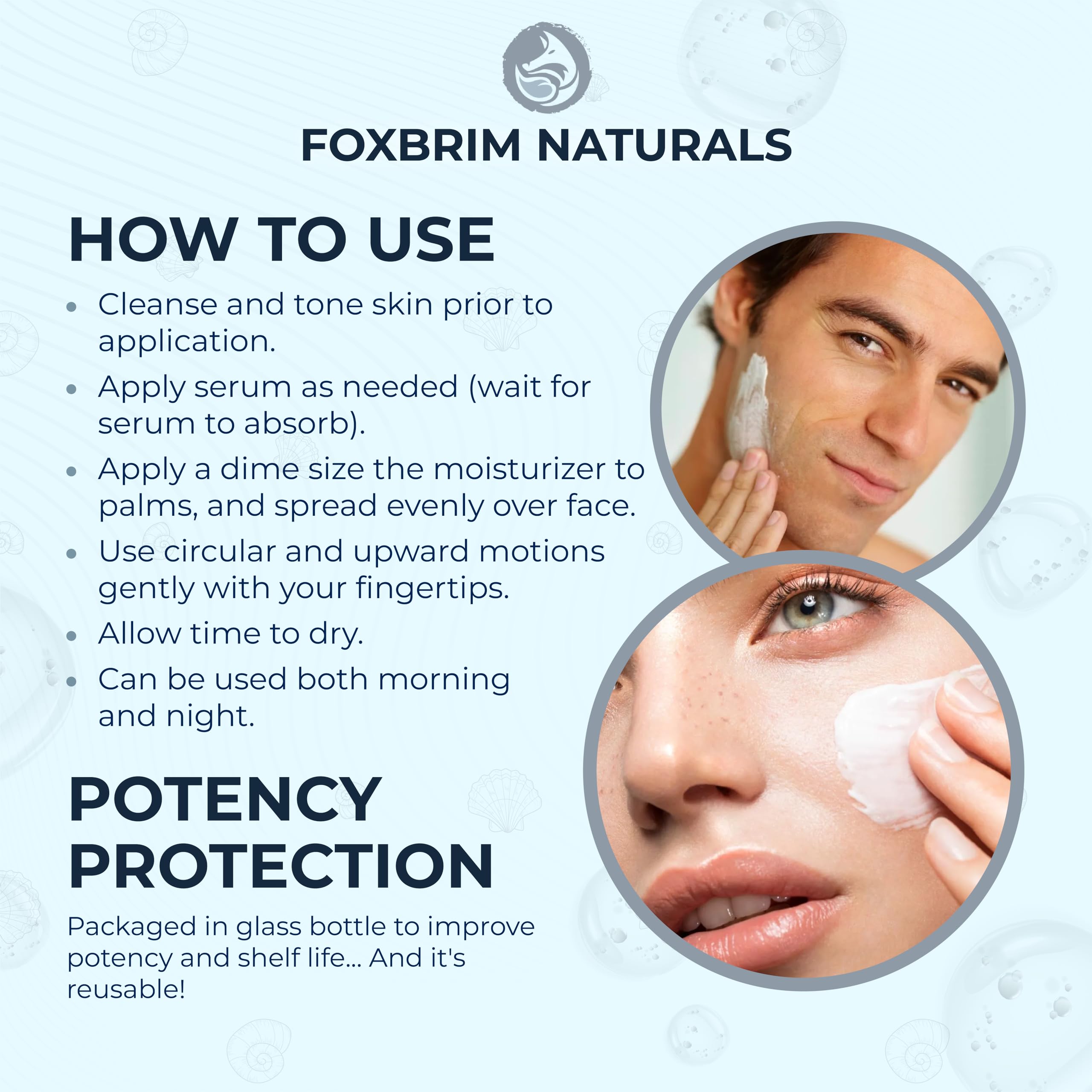 Ocean Mineral Facial Moisturizer - Vegan - Natural & Organic Face Lotion for Women Daily Use - Sensitive Oily Dry and Other Skin