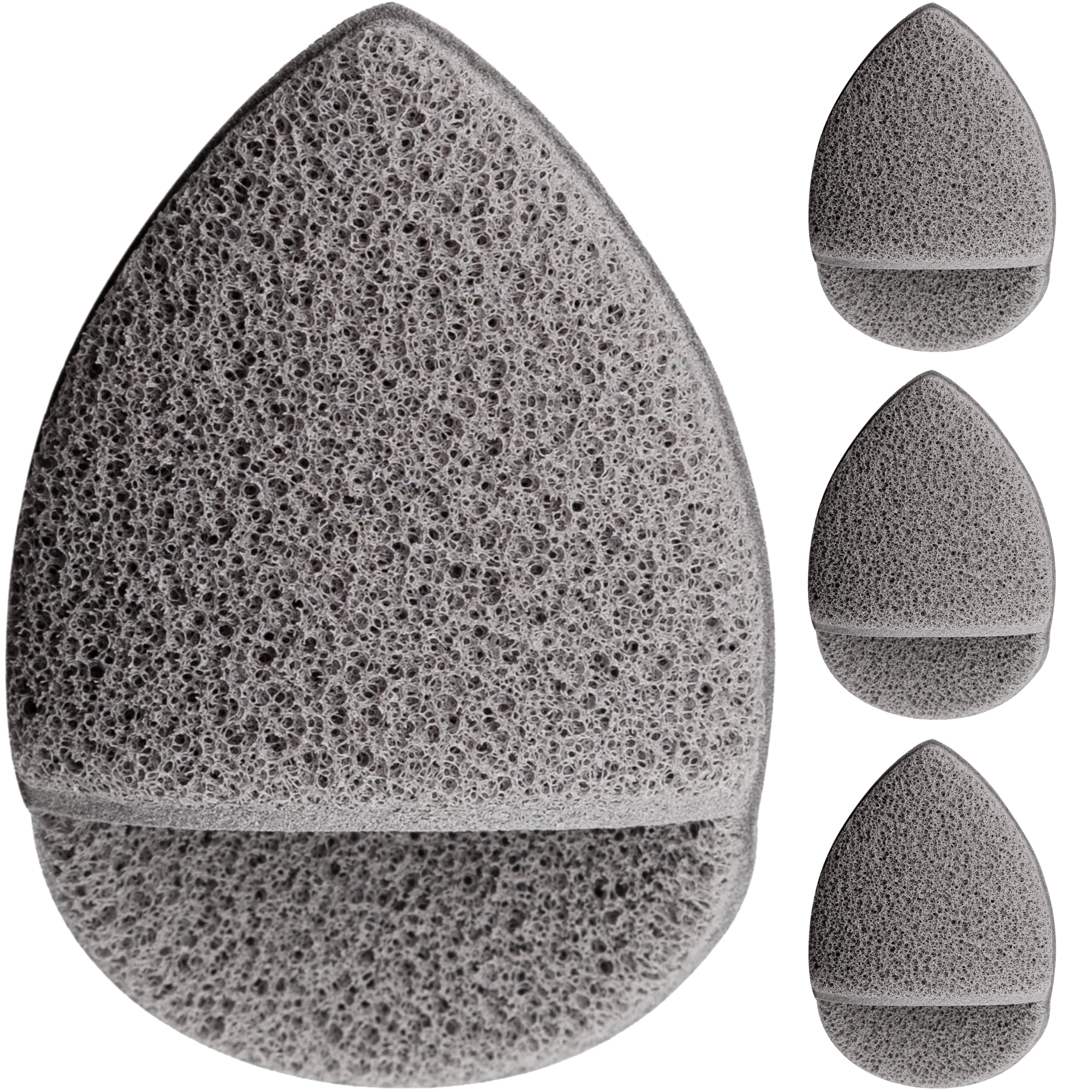 KOL Face Scrubber, Premium Charcoal and Vitamin E Infused Facial Cleansing and Exfoliating Pads for Daily Face Cleaning and Make