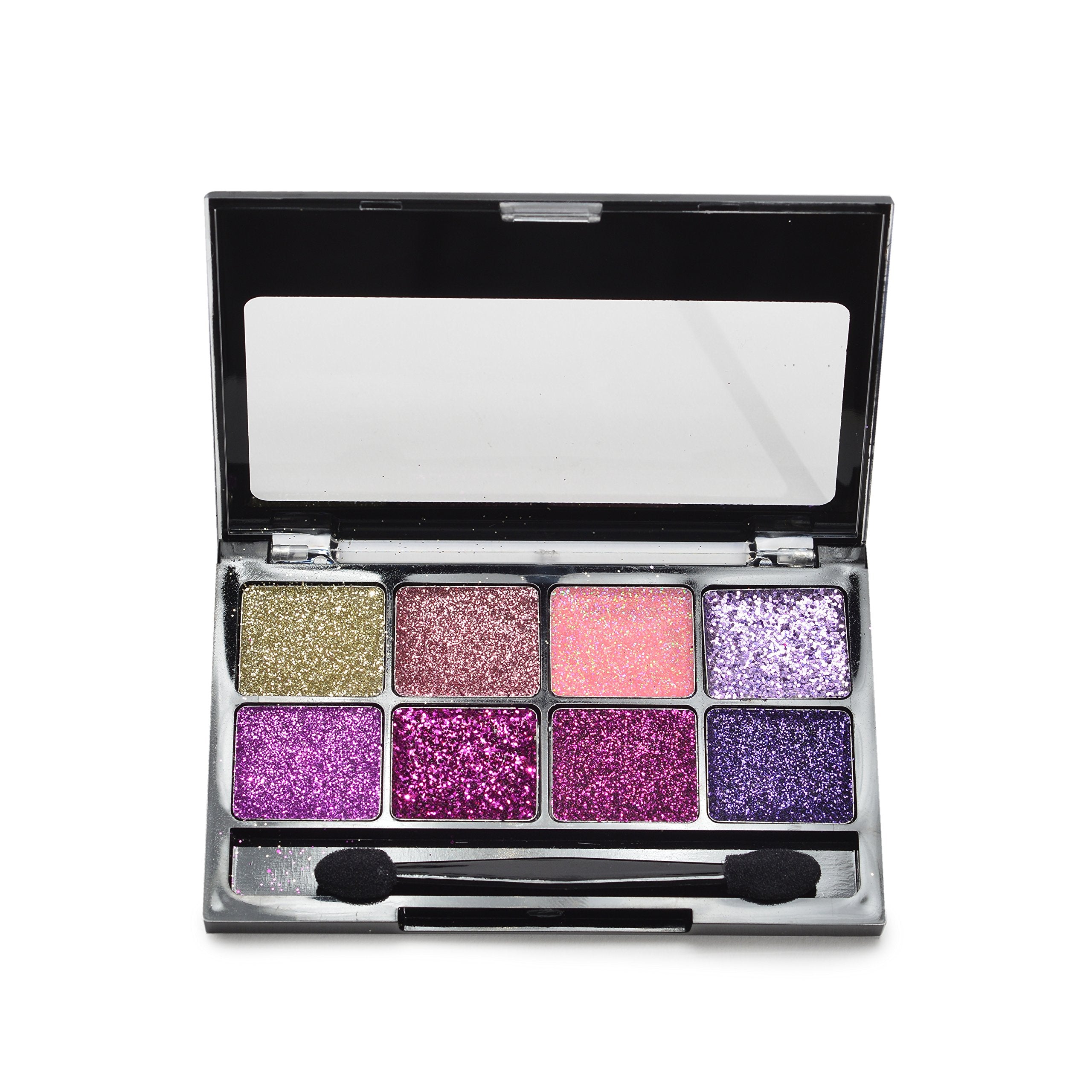 BYS Glitter Gel Makeup Palette 8 shades - Fairy Dust, Suitable for all area of the face