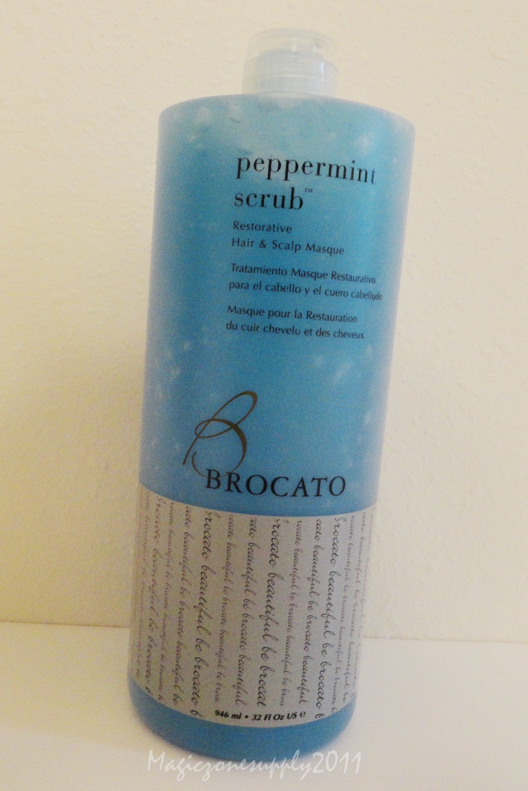 Brocato Peppermint Scrub  Restorative Hair & Scalp Masque (32 oz)