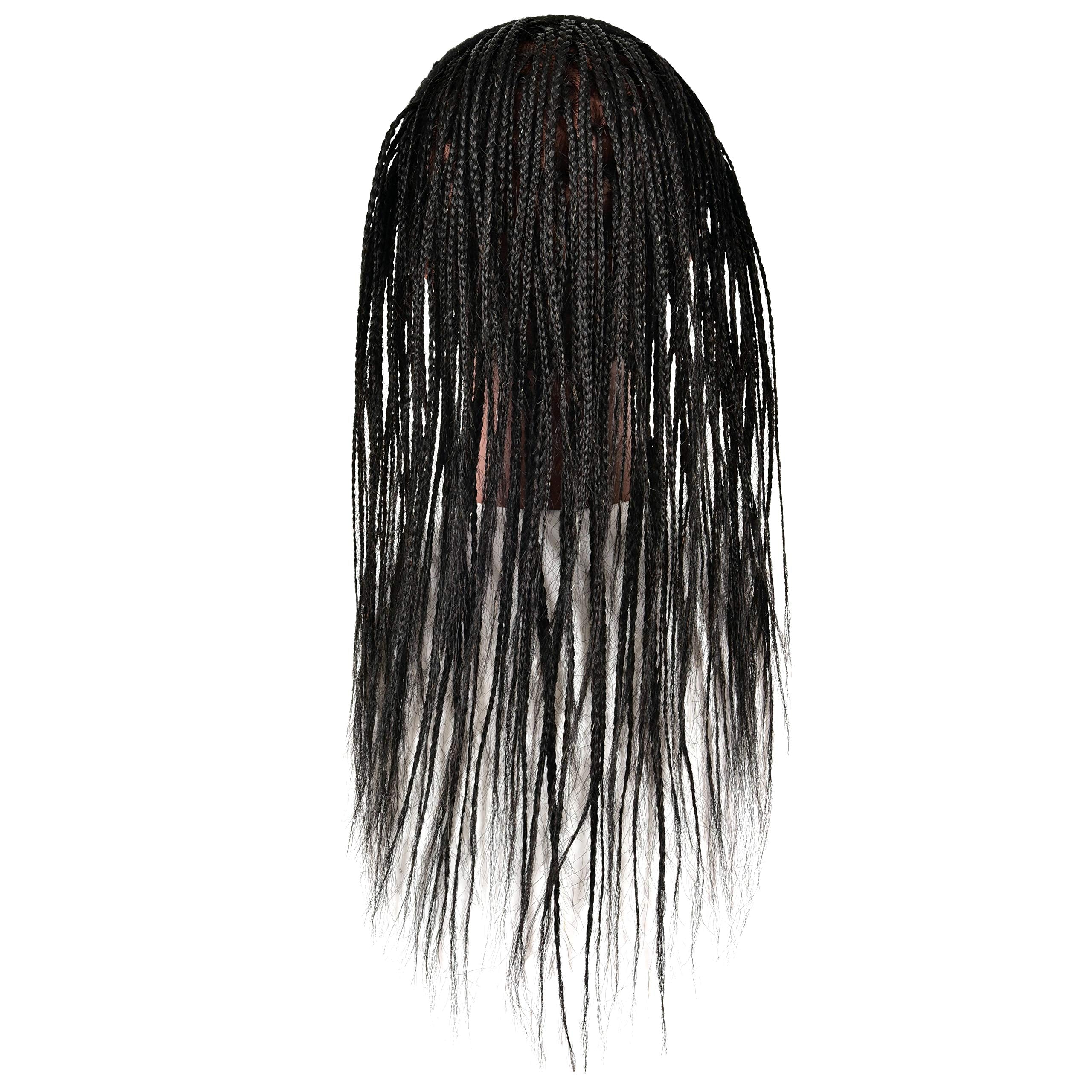 Futai 30 Inch 100% Human Hair Mannequin Head With Table Clamp Stand For Hairdresser Practice Braiding Styling Manikin Cosmetolog