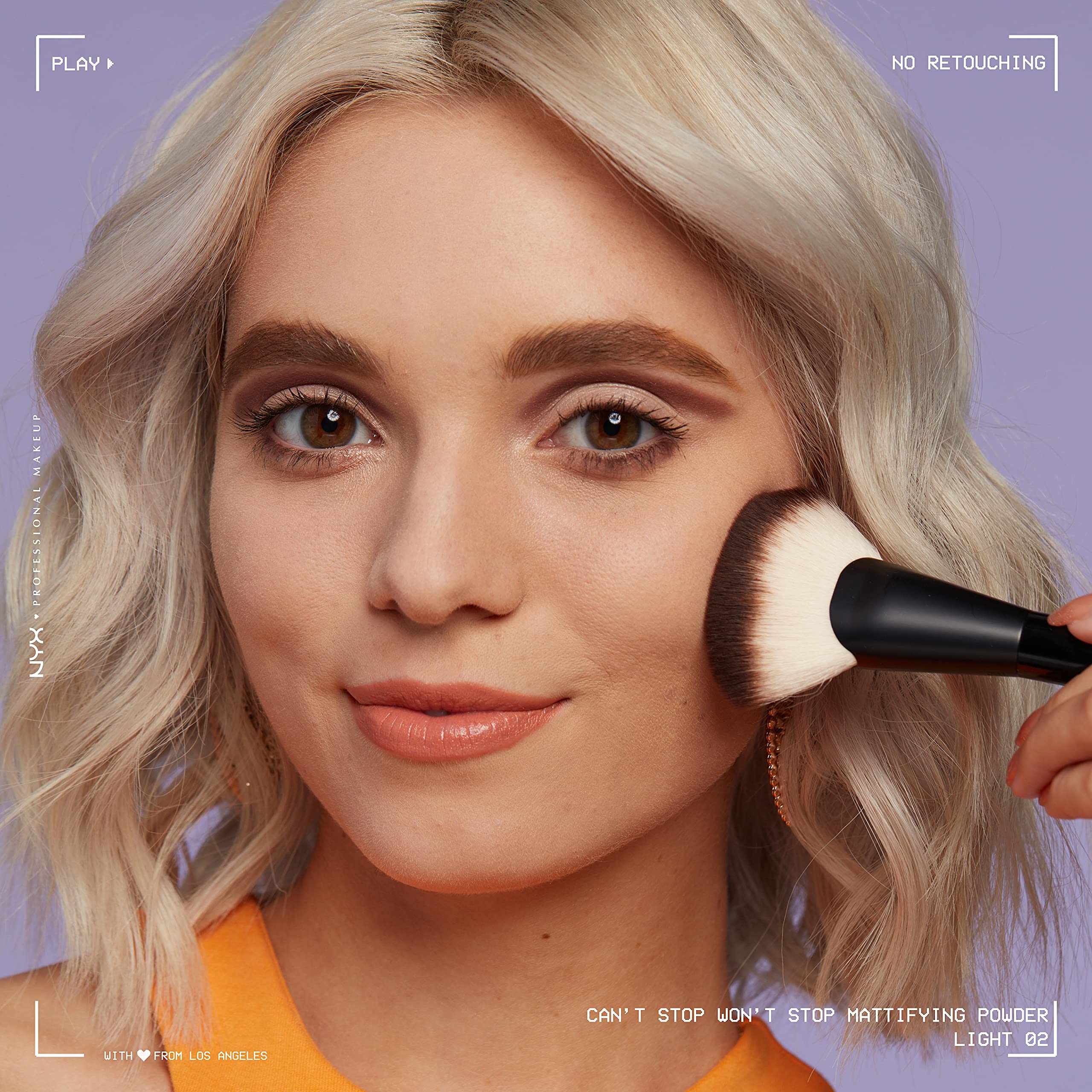 NYX PROFESSIONAL MAKEUP Can 't Stop Won 't Stop Mattifying Pressed Powder - Light