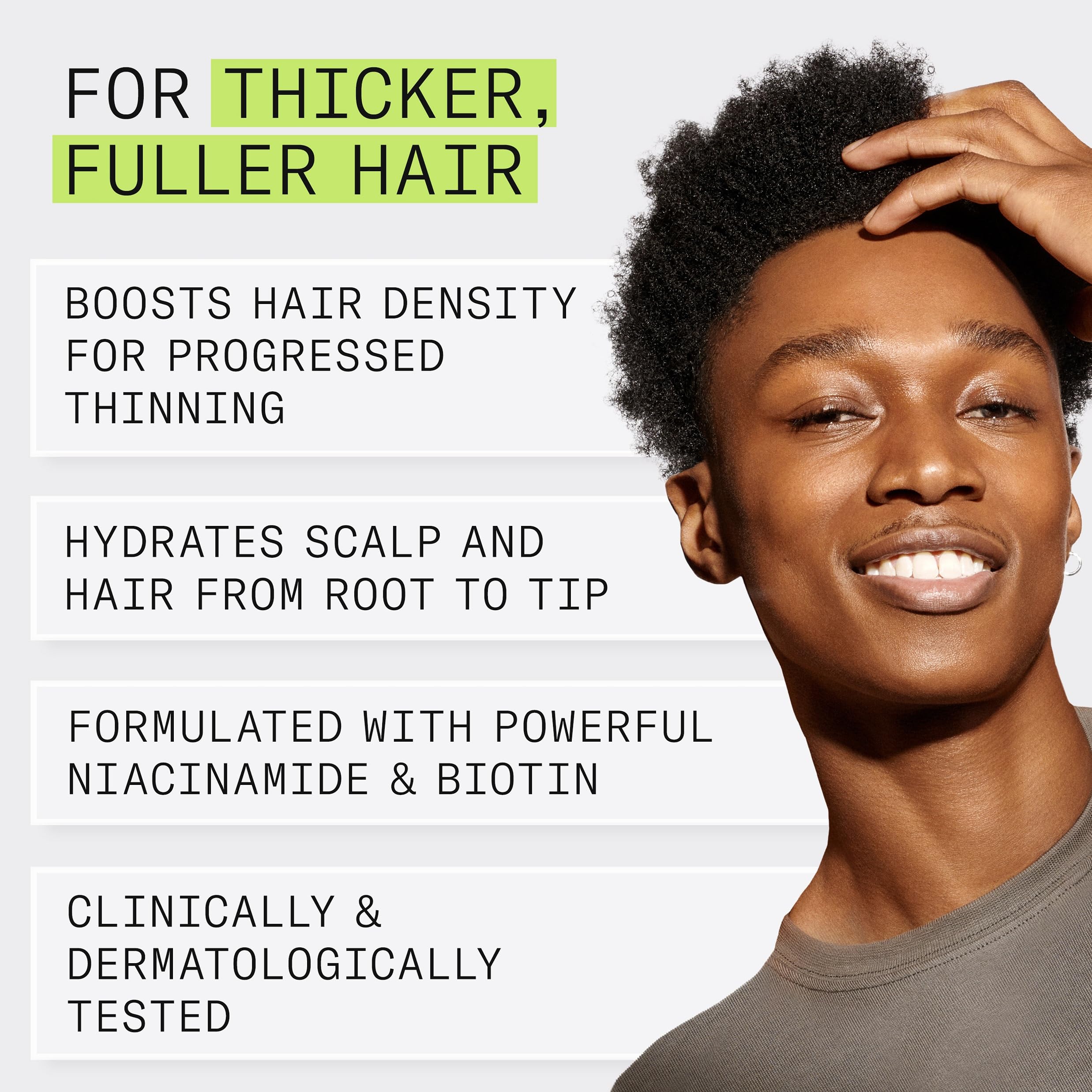 Nioxin Scalp + Hair Thickening System 2 Shampoo | For Natural or Untreated Hair with Progressed Thinning | With Niacinamide and