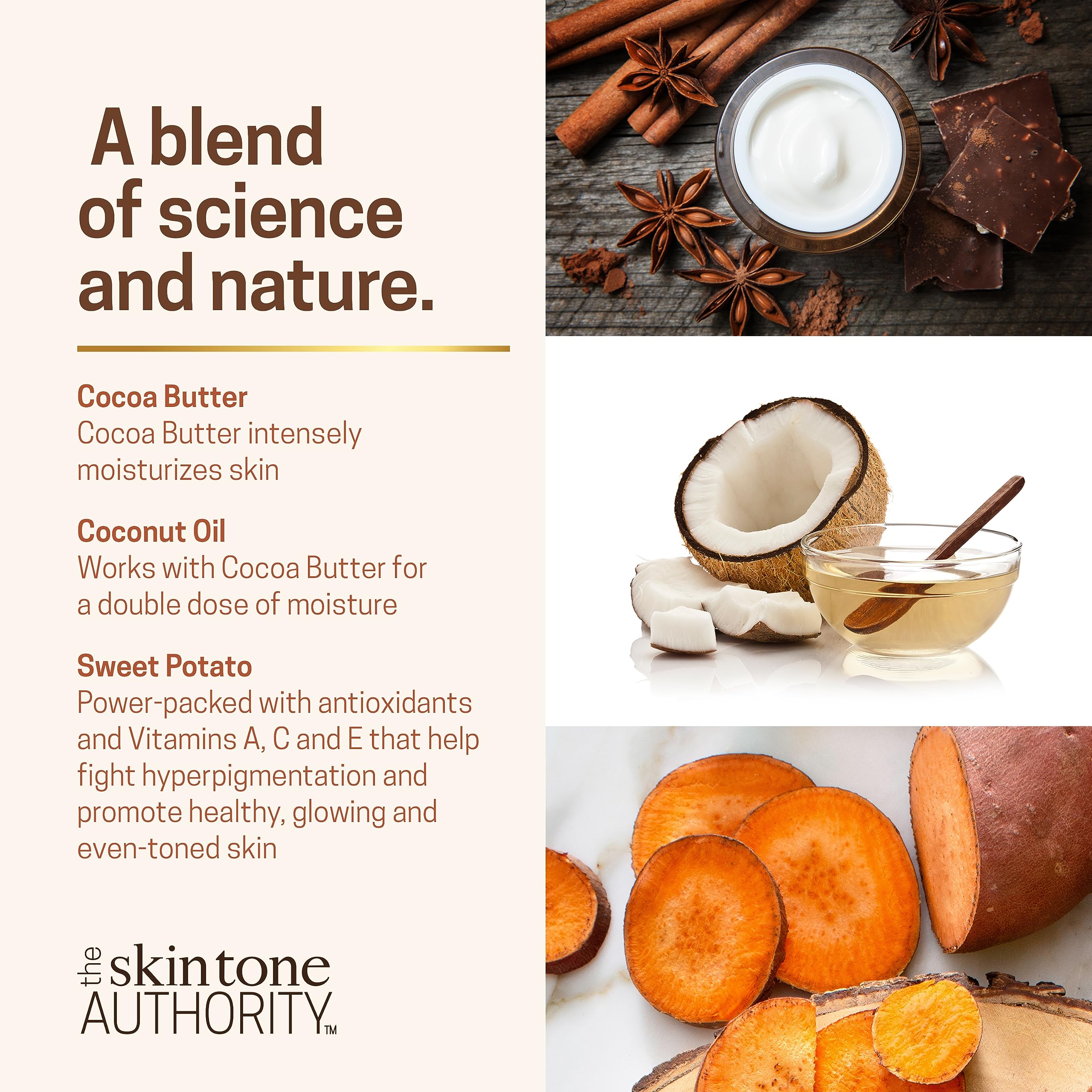 Ambi Even & Clear Cocoa Butter Facial Cleanser With Nutrient-Rich Sweet Potato Complex | Hydrating Formula | Helps Even Skin Ton