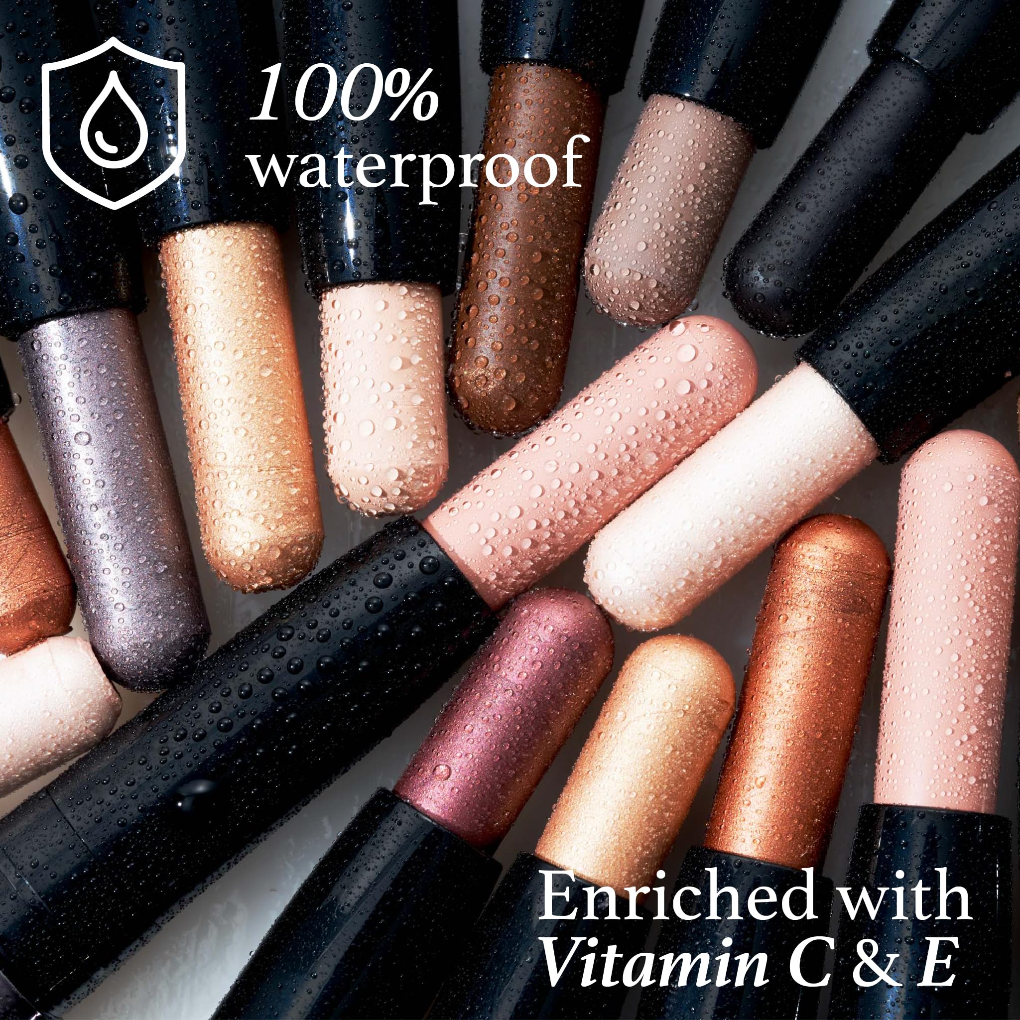 Julep Eyeshadow 101 Crme To Powder Waterproof Eyeshadow Stick, Smoky Grey Shimmer