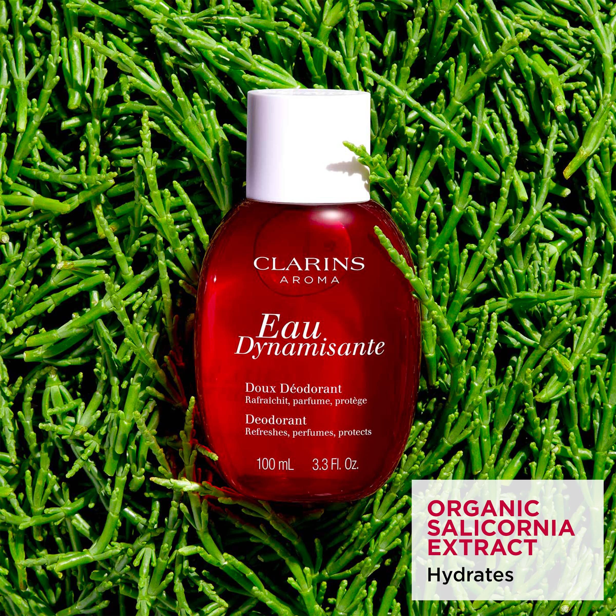 Clarins Eau Dynamisante Antiperspirant, Spray-On Deodorant | Helps Prevent and Neutralize Body Odor | Soothes Skin | Gentle, Non