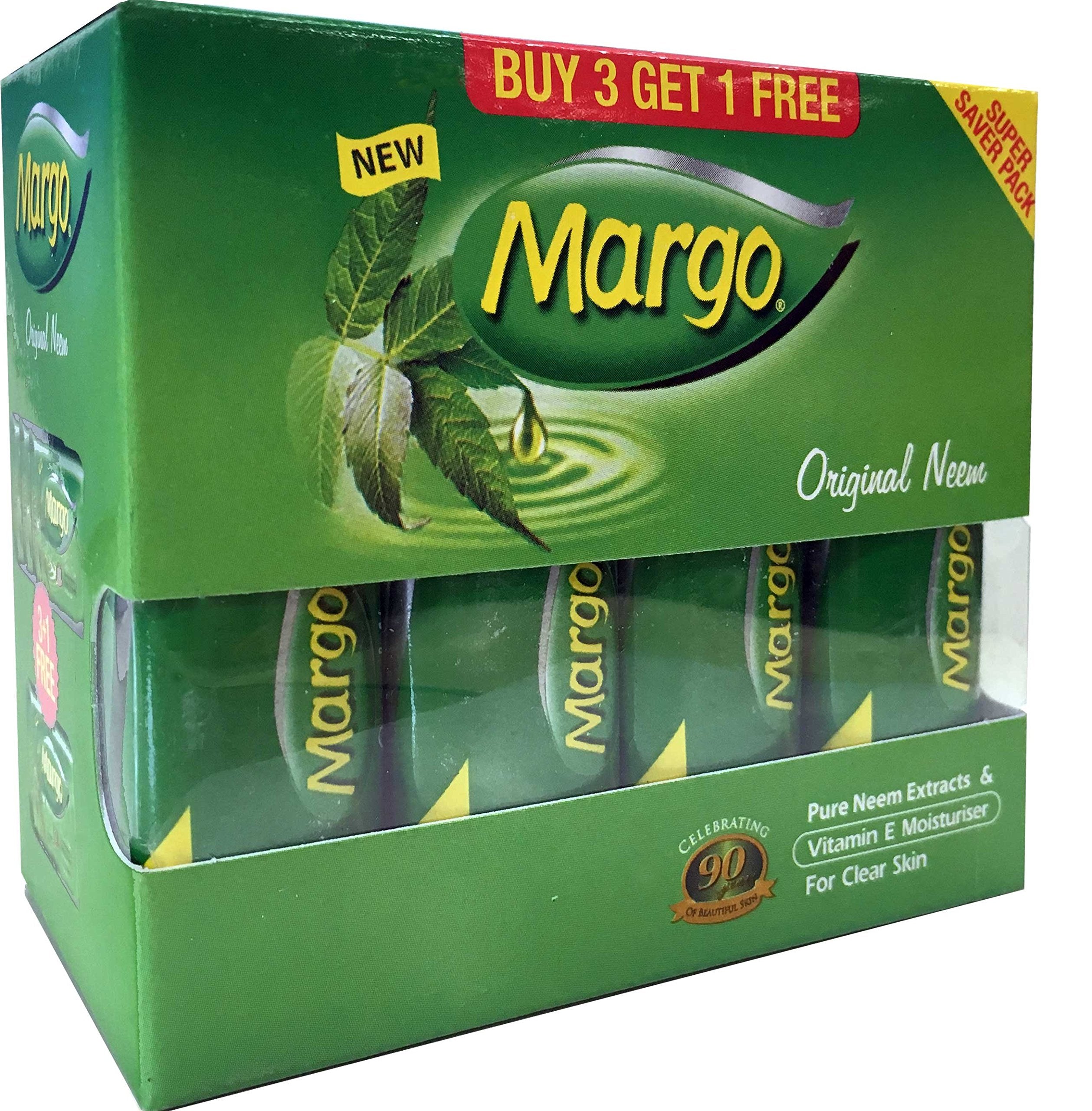 Margo Soap, 100Gm (Buy 3 Get 1 Free)