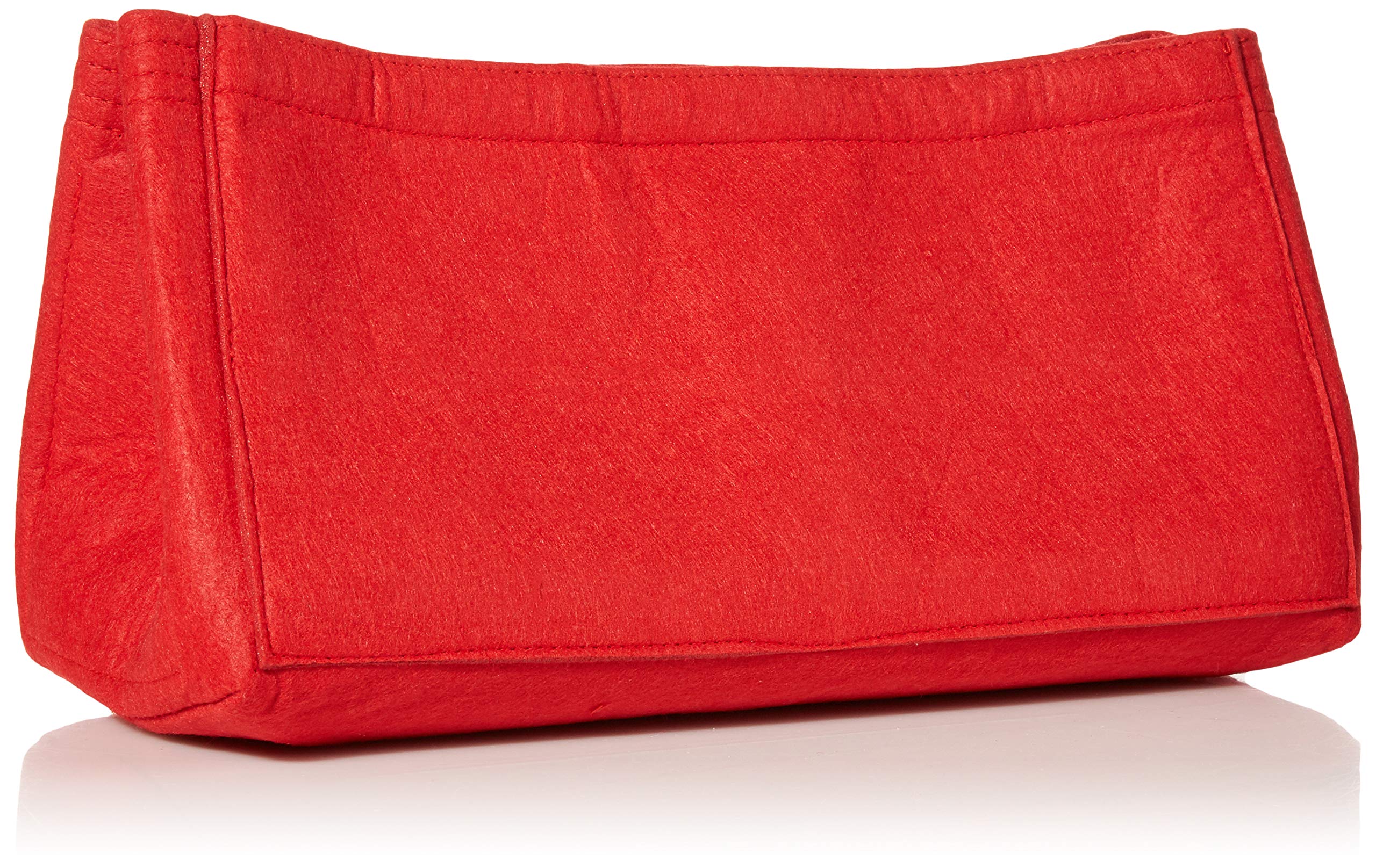 LEXSION Felt Purse Organizer Insert Multi Pocket Bag in Bag Organizer For Tote & Handbag Shaper 8008 Red XL