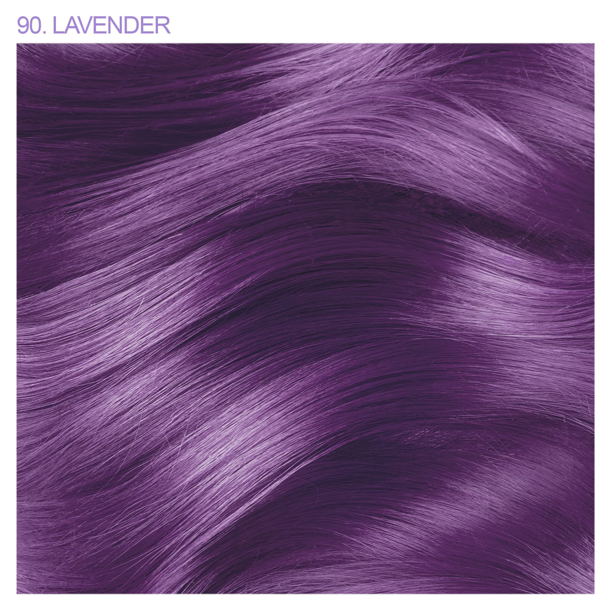 Adore Semi Permanent Hair Color - Vegan And Cruelty-Free Purple Hair Dye - 4 Fl Oz - 090 Lavender (Pack Of 1)