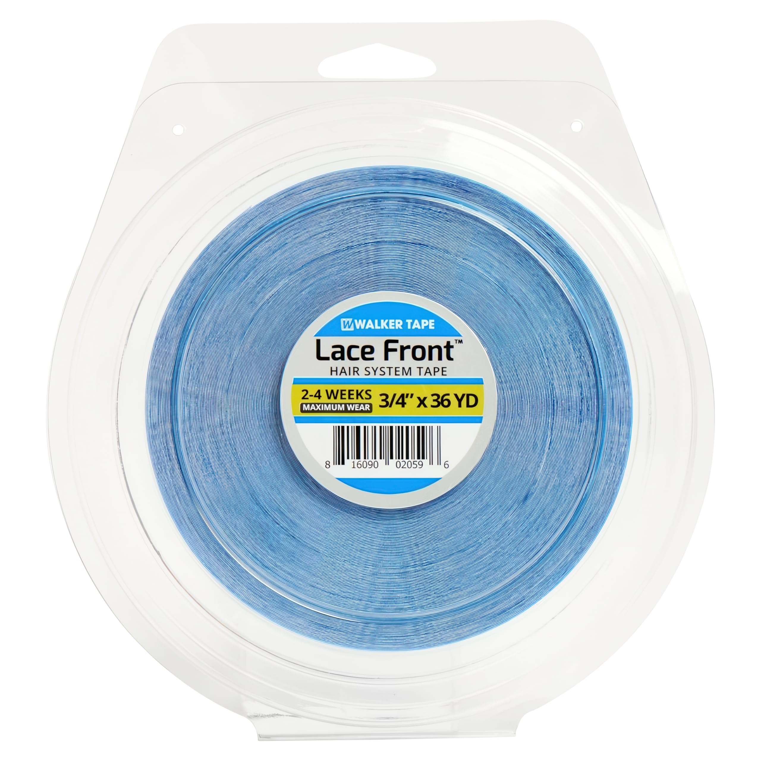 Walker Tape Lace Front Support Tape Roll 3/4 x 36 Yards, Double Sided Wig Tape for Lace Systems, Toupees, and Tape in Human Hair