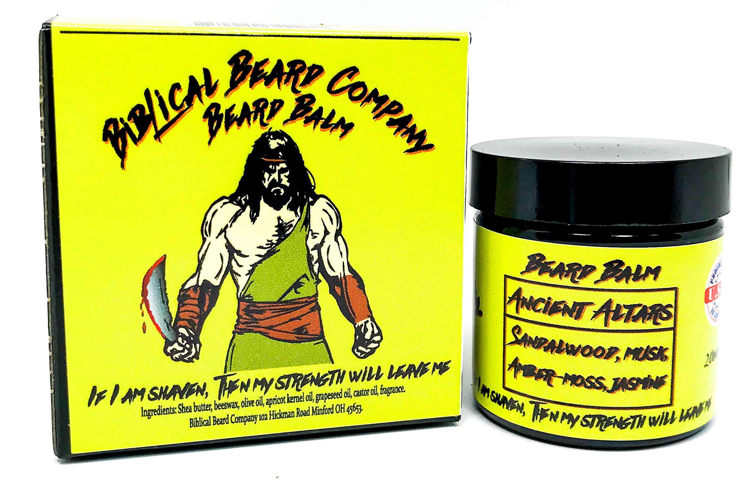 Biblical Beard Company - Beard Balm - Ancient Altars Scent - Made In Usa