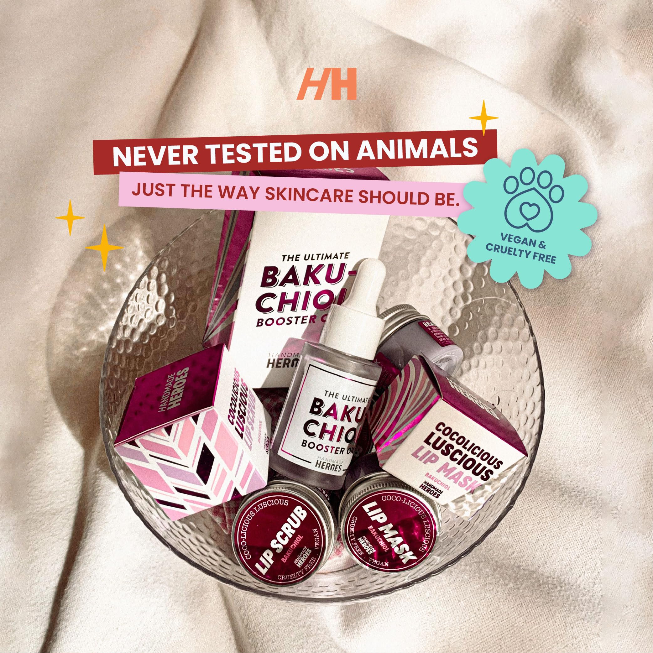 Handmade Heroes Bakuchiol Lip Scrub 1 Fl Oz | Deep Conditioning Lip Plumper Helps Reduce Fine Lines And Wrinkles Appearance | 10