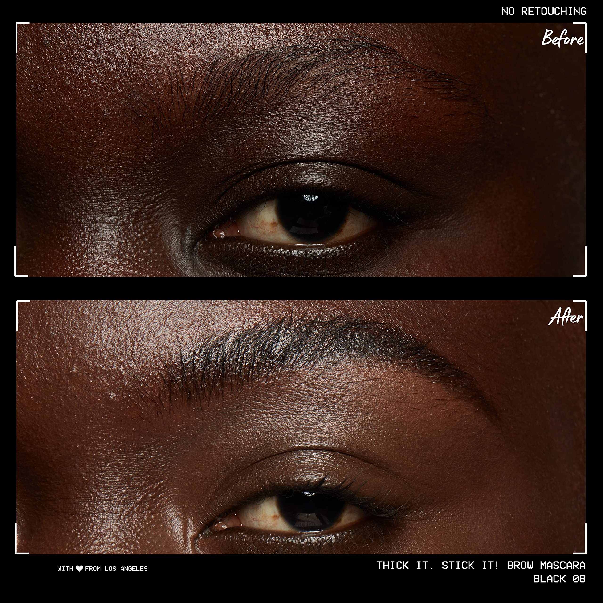 NYX PROFESSIONAL MAKEUP Thick It Stick It Thickening Brow Mascara, Eyebrow Gel - Black