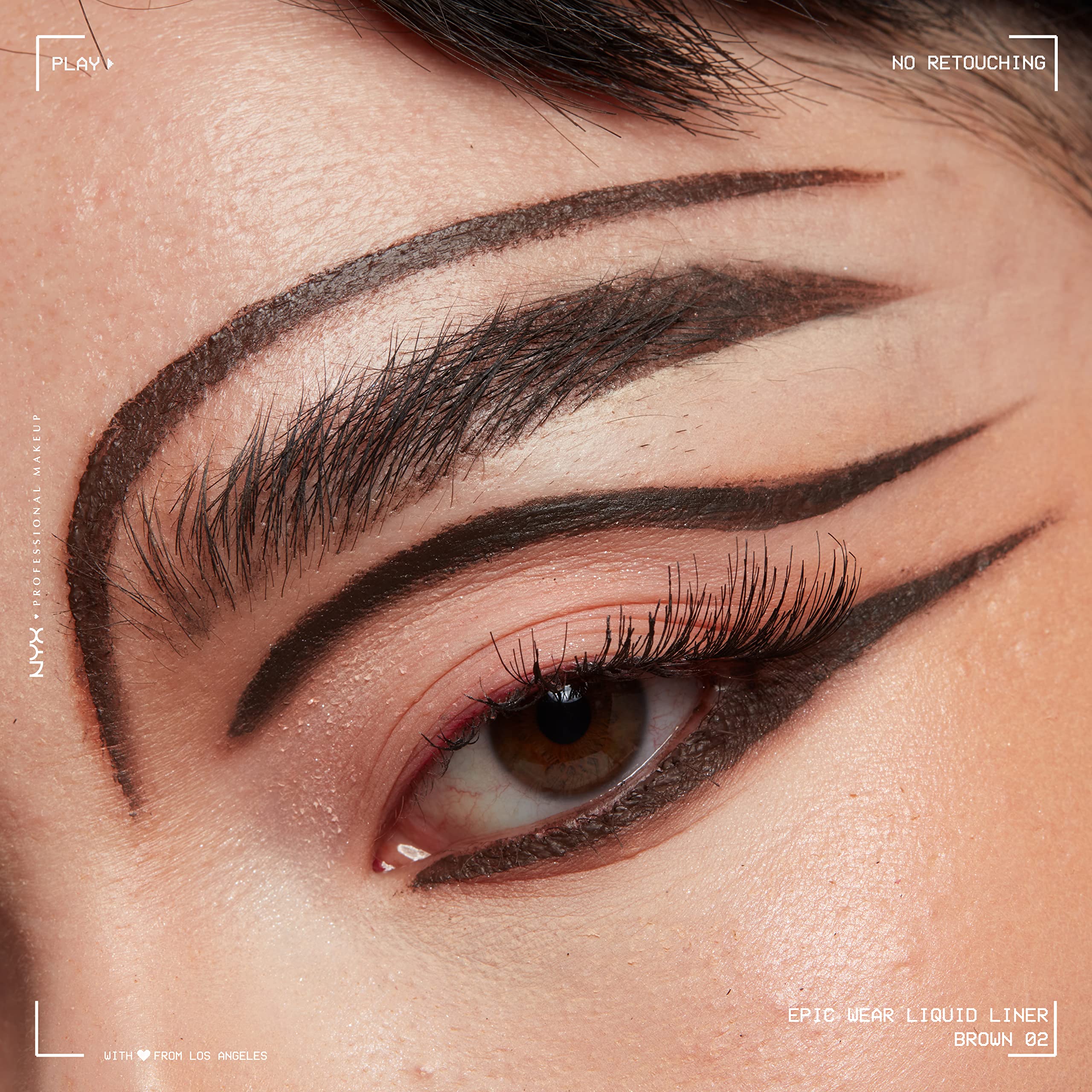 Nyx Professional Makeup Epic Wear Liquid Liner, Long-Lasting Waterproof Eyeliner - Brown