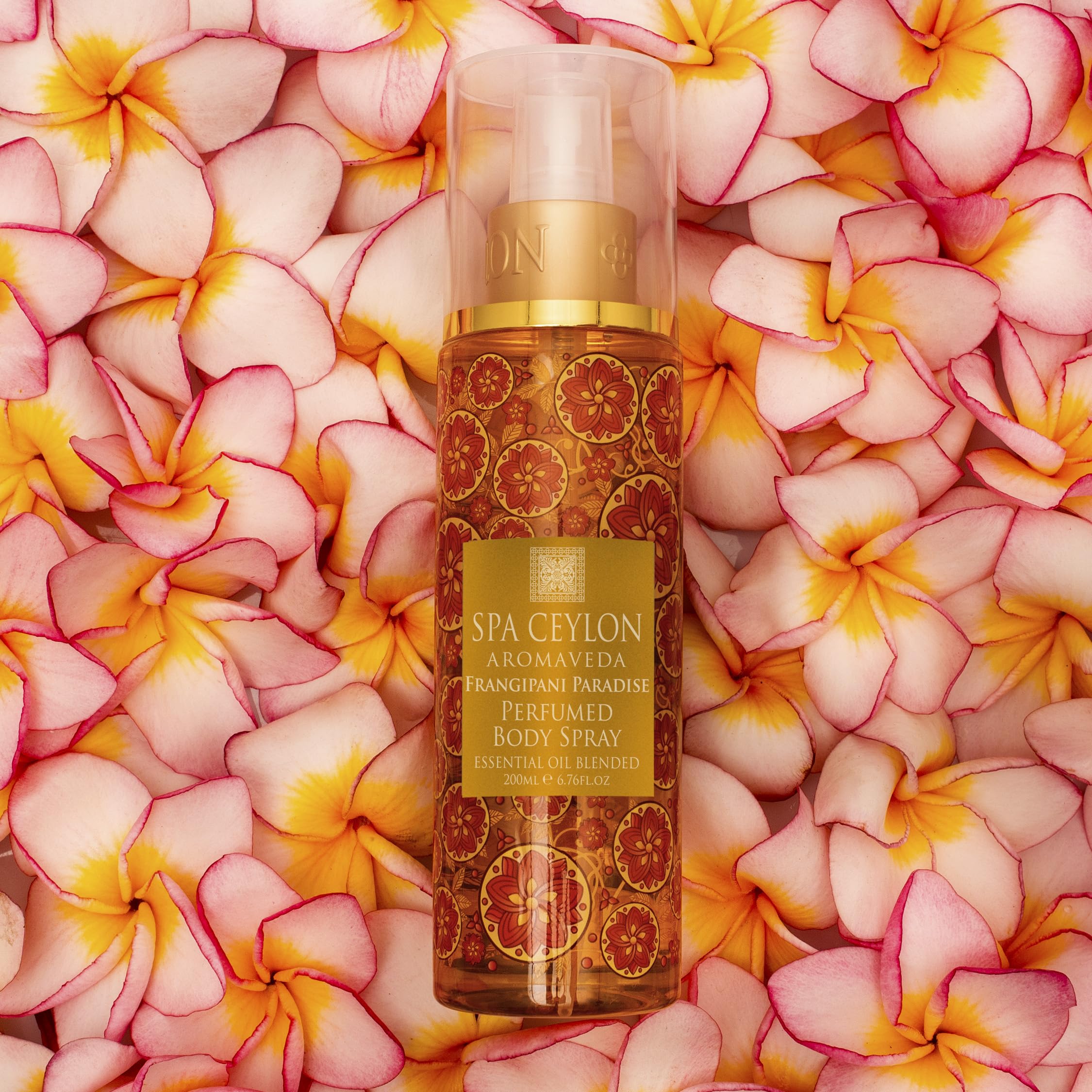 SPA CEYLON Island Rose Body Spray | Floral Aromatic Fragrance Mist for Women |Refreshing Body Spray Perfume with Rose Geranium O