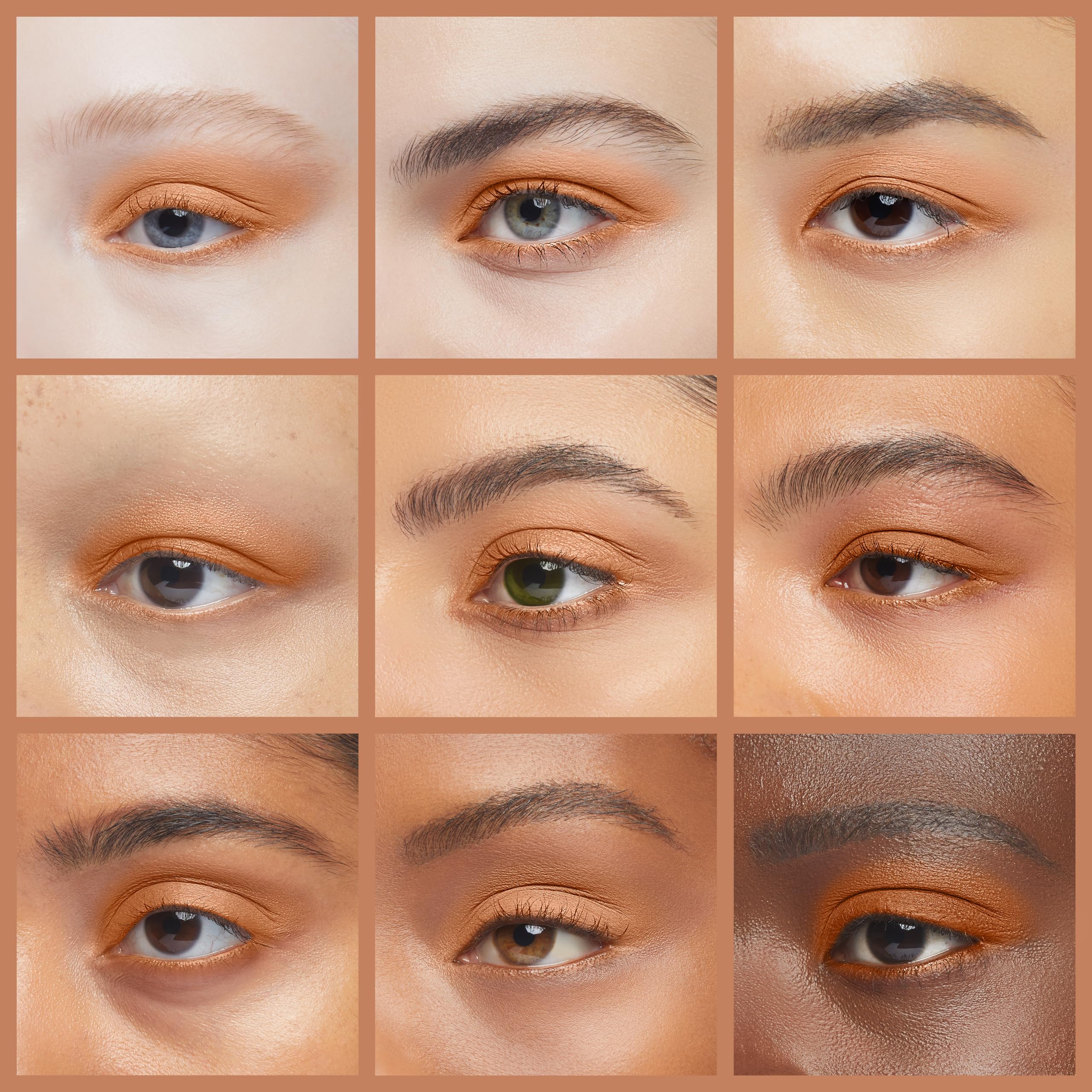 Pure Ziva Maple Brown Beige Tan Dark Peach Matte Opaque Pressed Powder Single Vegan Eyeshadow; Talc, Paraben & Cruelty Free