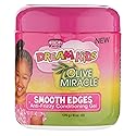 African Pride Dream Kids Olive Miracle Smooth Edges Anti-Frizzy Conditioning Gel (3 Pack) - Contains Olive Oil, Reduces Hair Dry