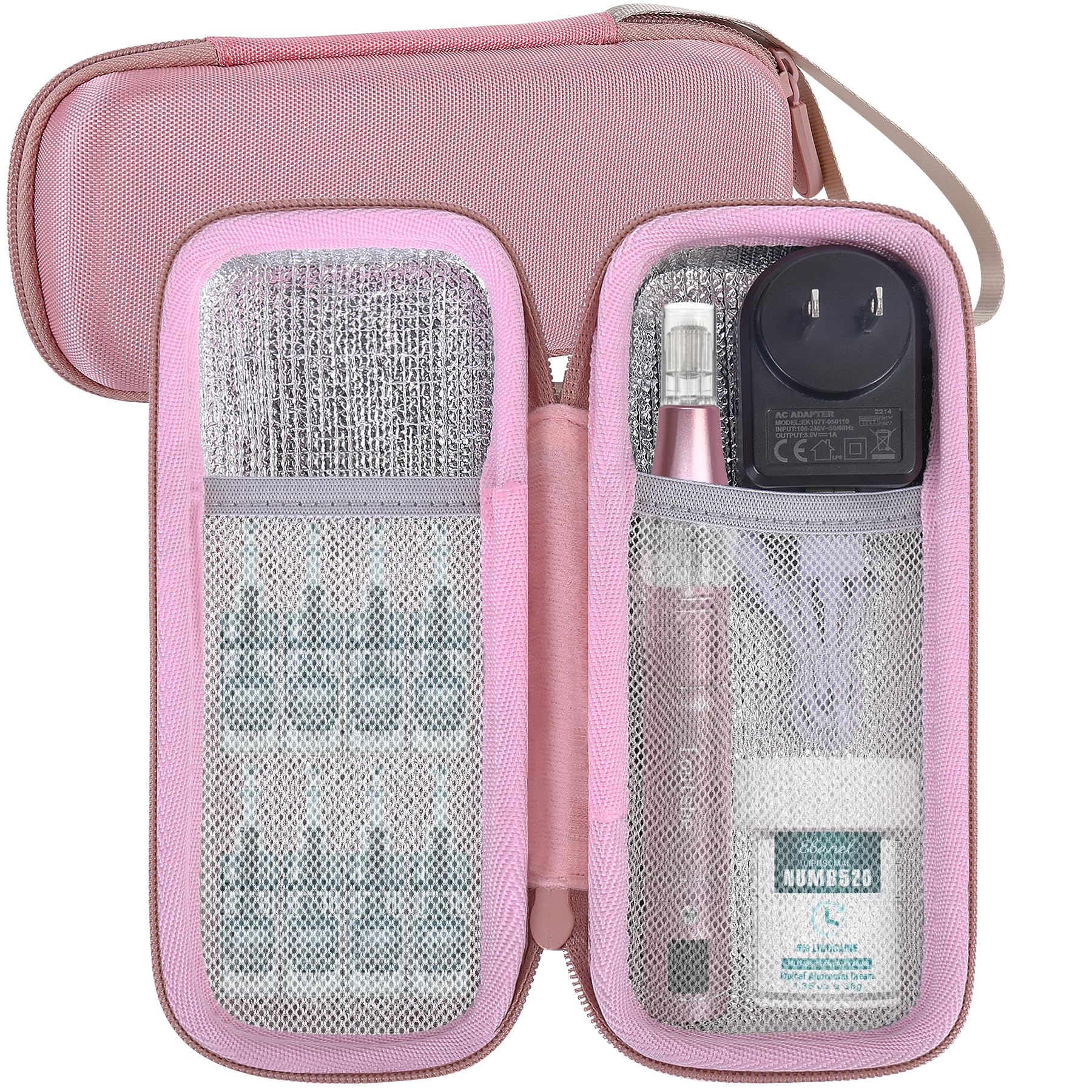 Aenllosi Hard Case Compatible with Professional Microneedling Pen and Replaceable Cartridges,Holder for Electric Wireless Derma 
