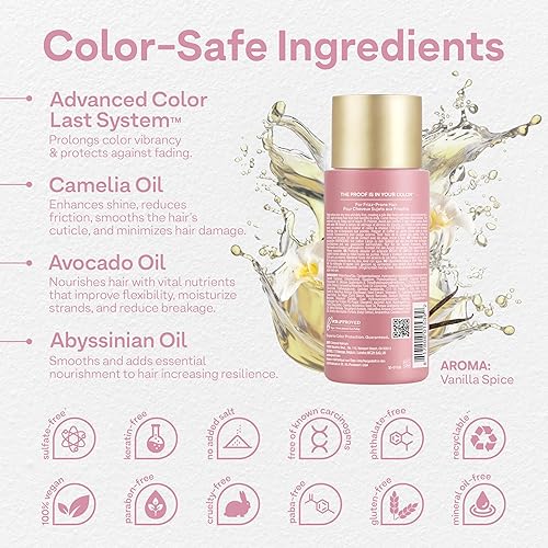 Colorproof Evolved Color Care Plush Locks Leave-In Smooth, Anti- Frizz Smoothing Lotion, Protects & Reduces Blow Dry Time, Contr