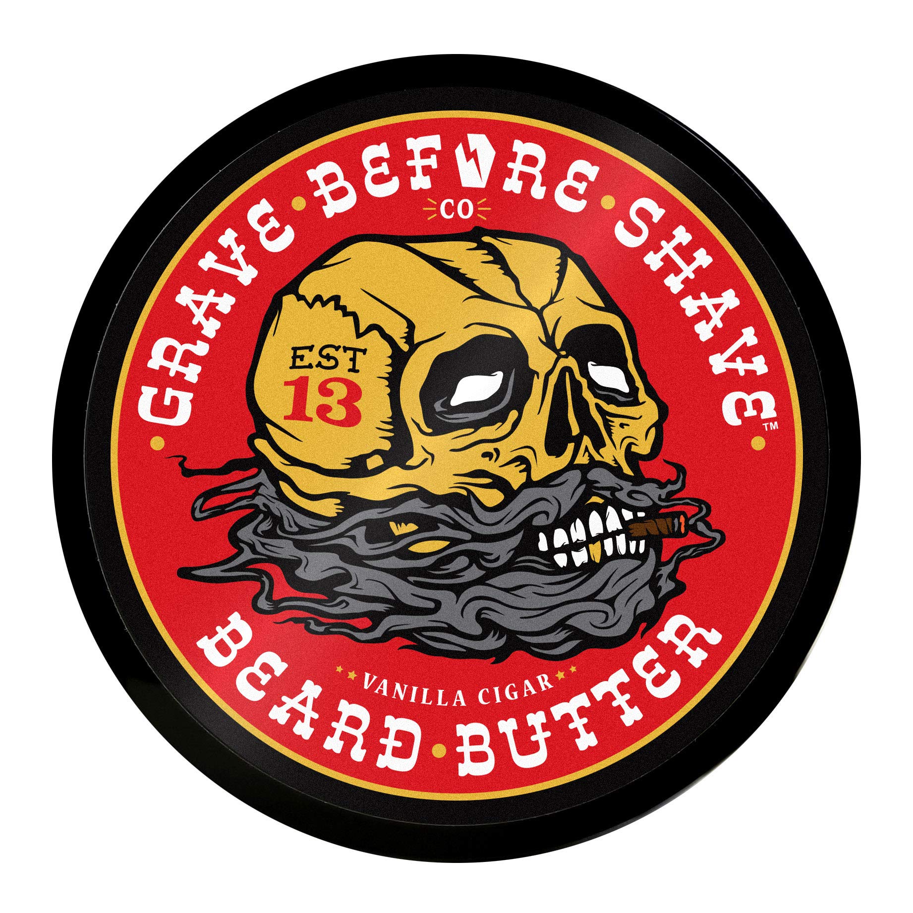 Grave Before Shave Beard Butter (Cigar Blend) 4Oz. Container