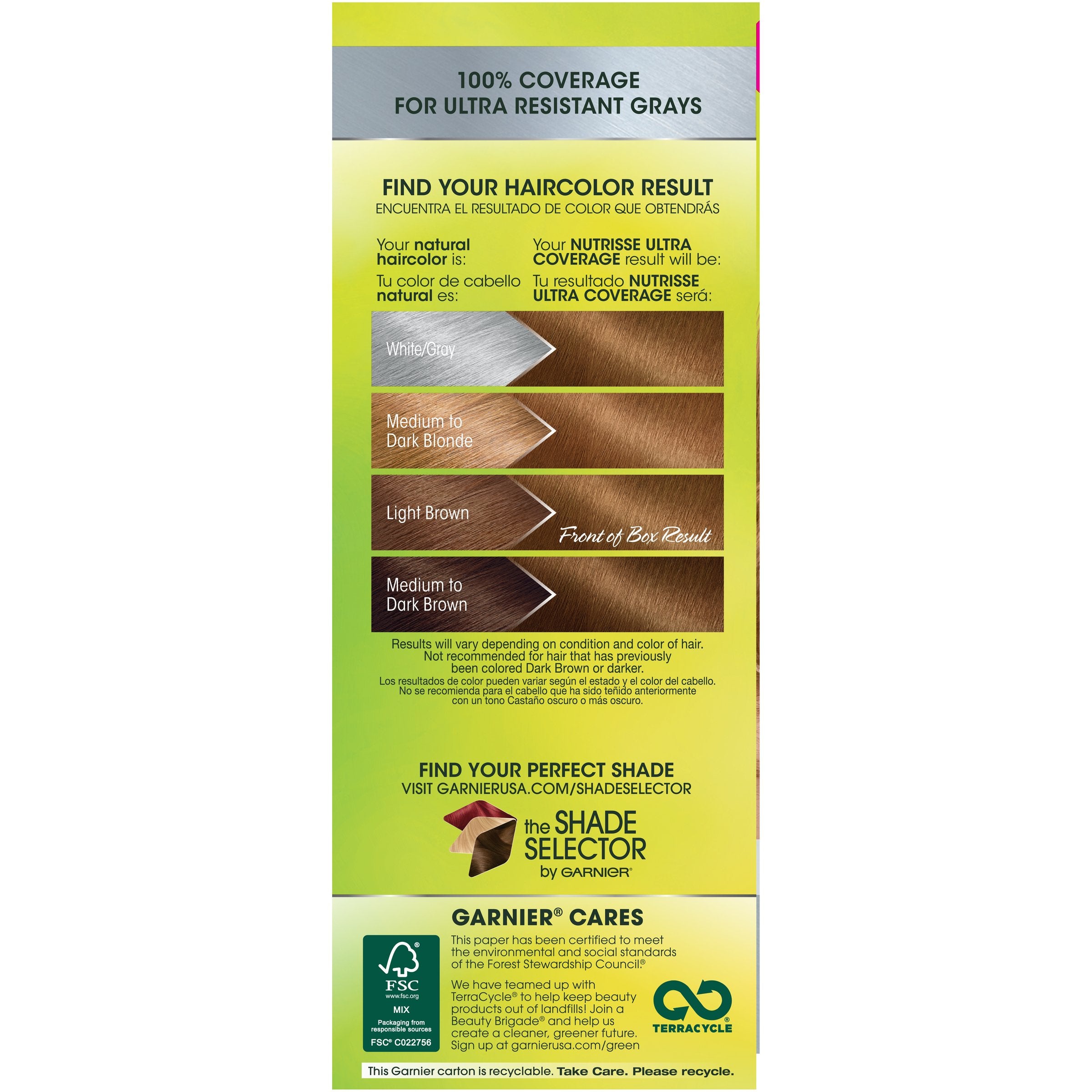 Garnier Hair Color Nutrisse Ultra Coverage Nourishing Creme, 630 Deep Light Golden Brown (Toffee Nut) Permanent Hair Dye, 1 Coun