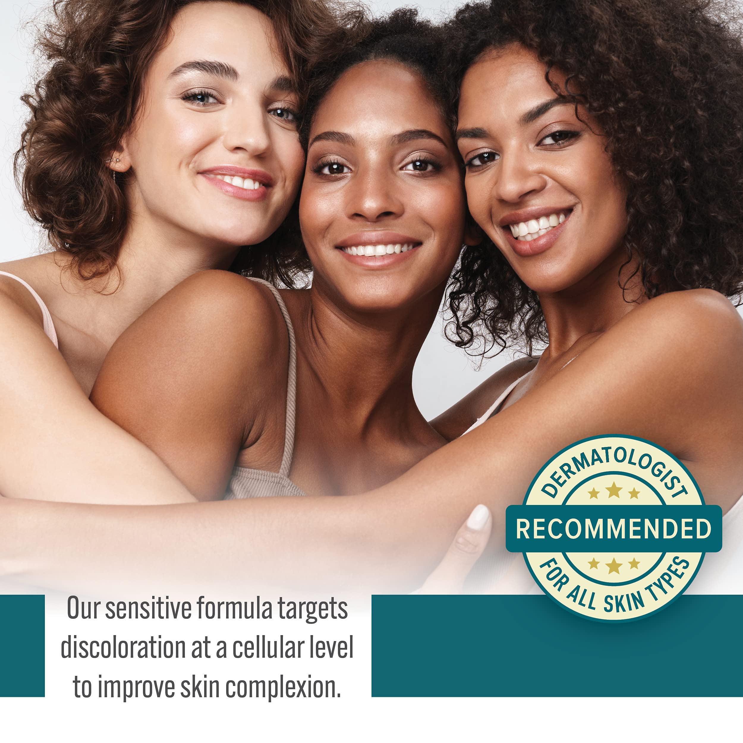 Porcelana Daytime Hydration Skin Lightening Cream For Face & Body [New Formula] - Fades Dark Spots & Evens Skin Tone - Moisturiz